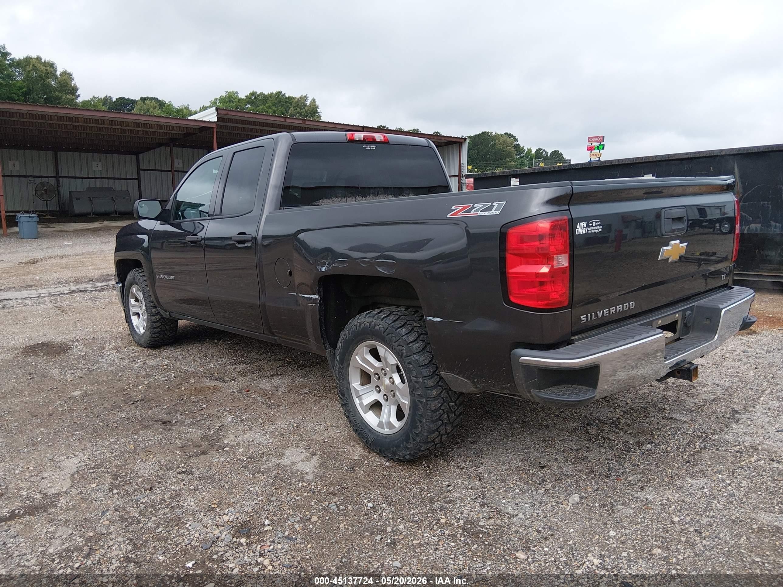 2014 Chevrolet Silverado 1500 2lt Gray vin: 1GCVKREC7EZ297522