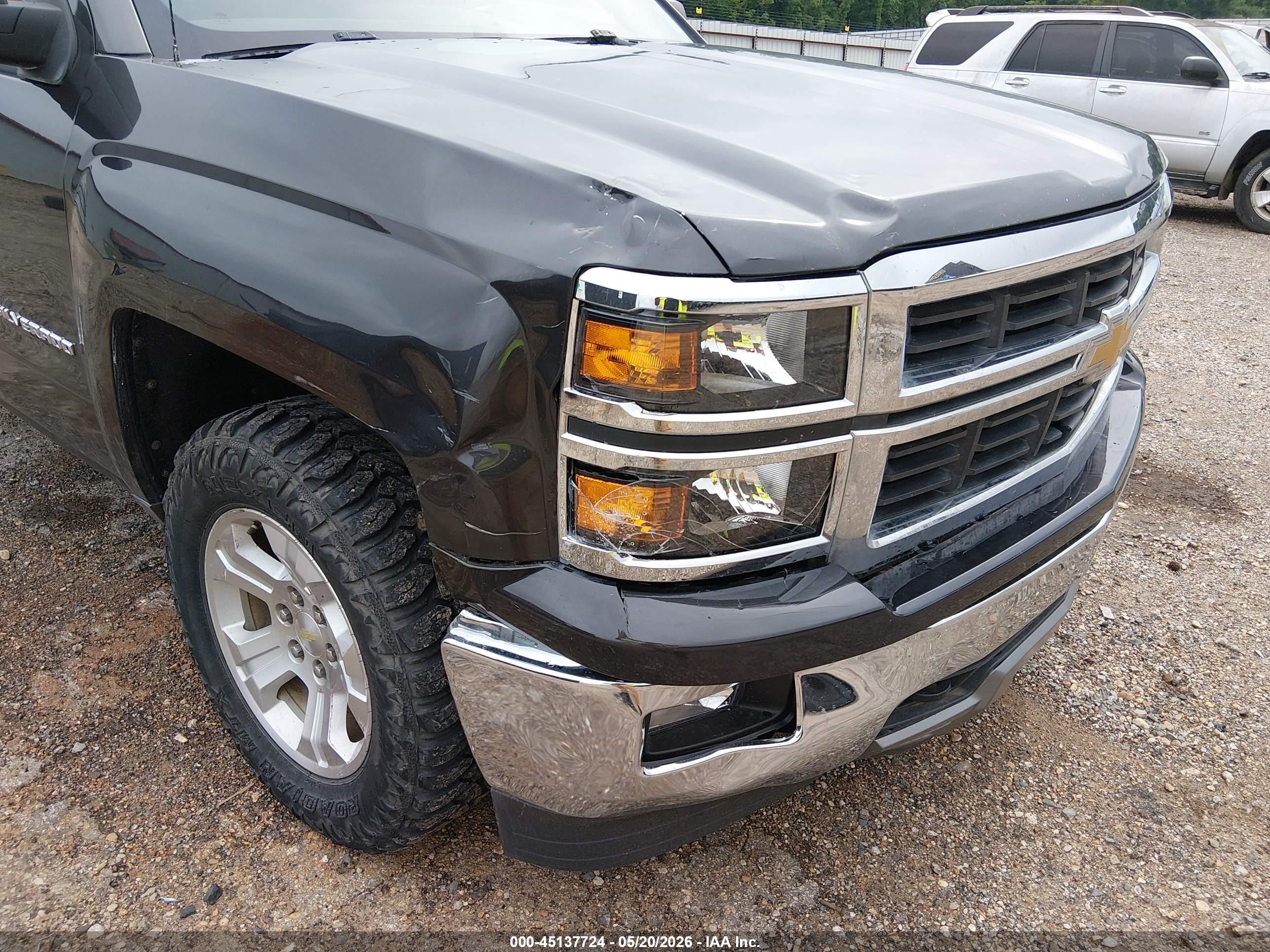2014 Chevrolet Silverado 1500 2lt Gray vin: 1GCVKREC7EZ297522
