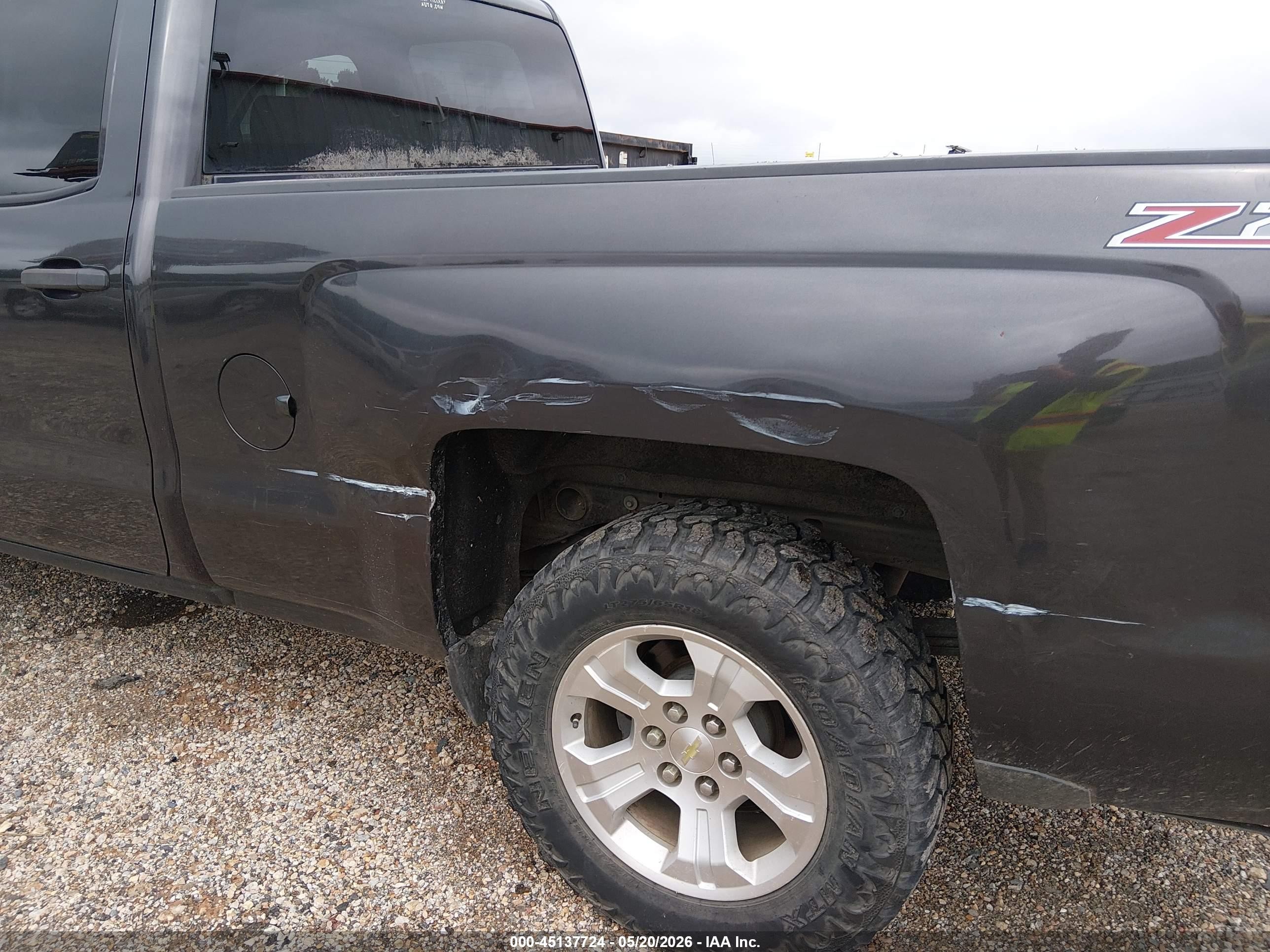 2014 Chevrolet Silverado 1500 2lt Gray vin: 1GCVKREC7EZ297522