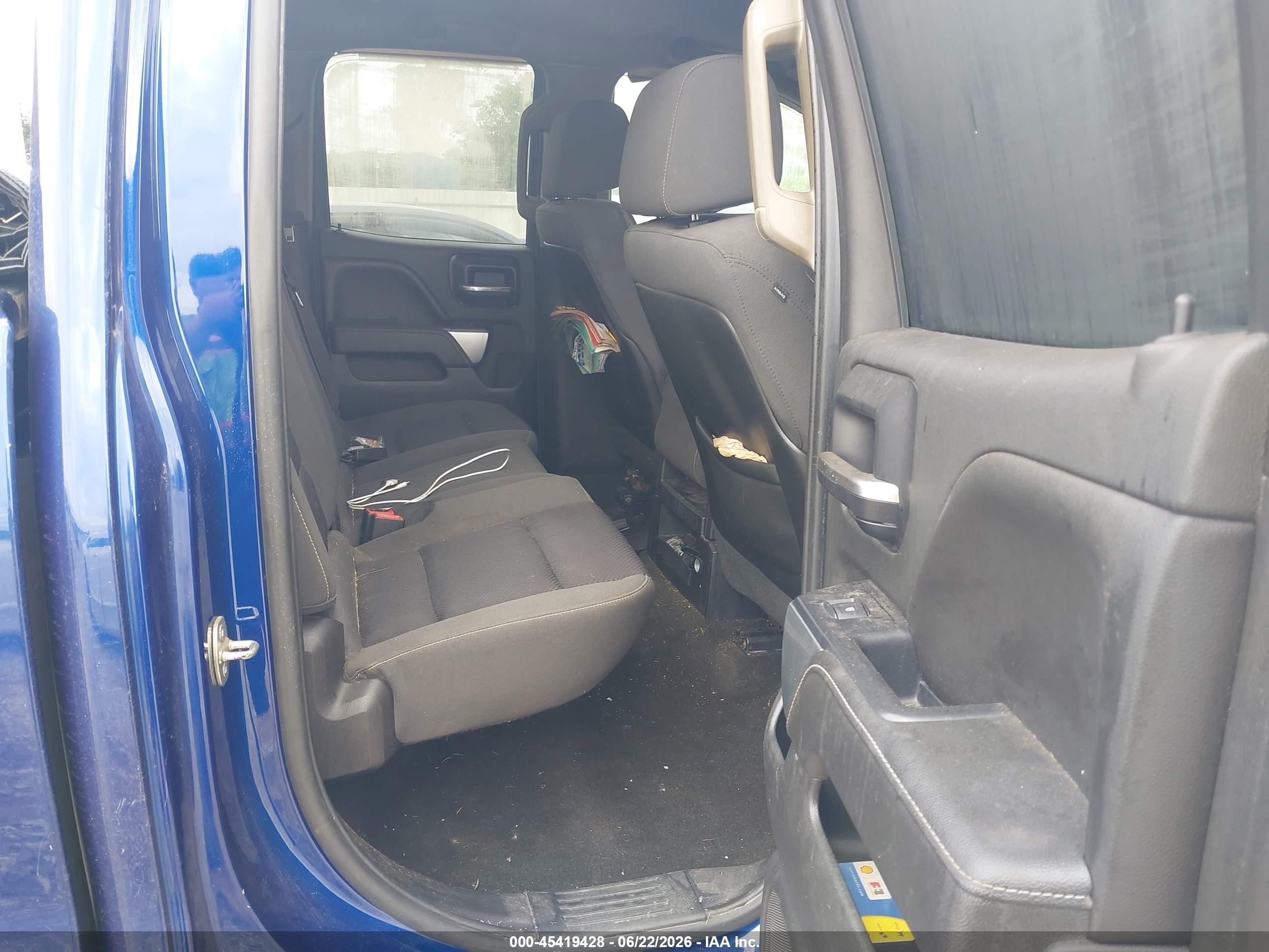 2014 Chevrolet Silverado 1500 Lt Blue vin: 1GCVKREC7EZ314285