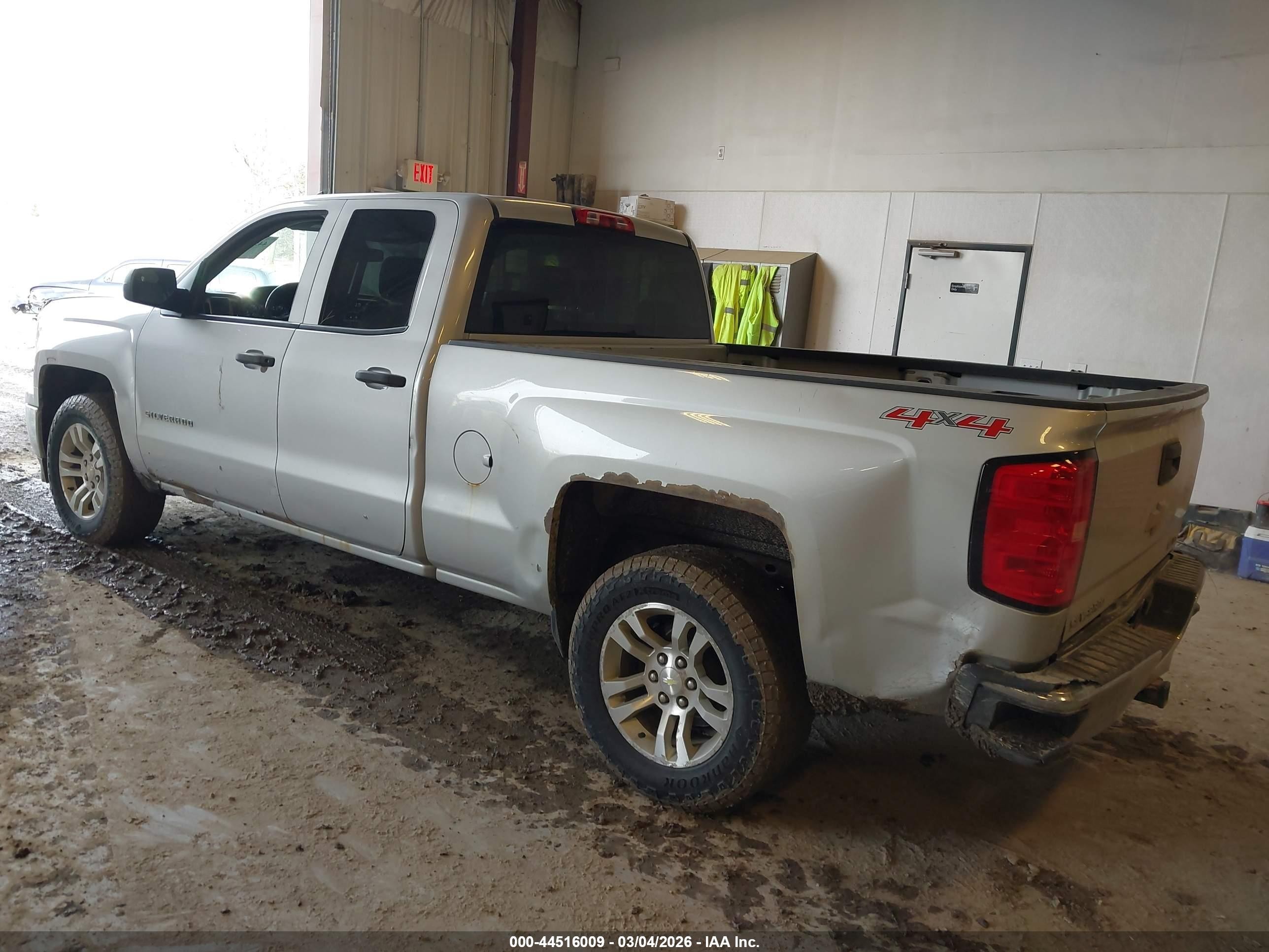 2014 Chevrolet Silverado K1500 Lt Silver vin: 1GCVKREC7EZ338814