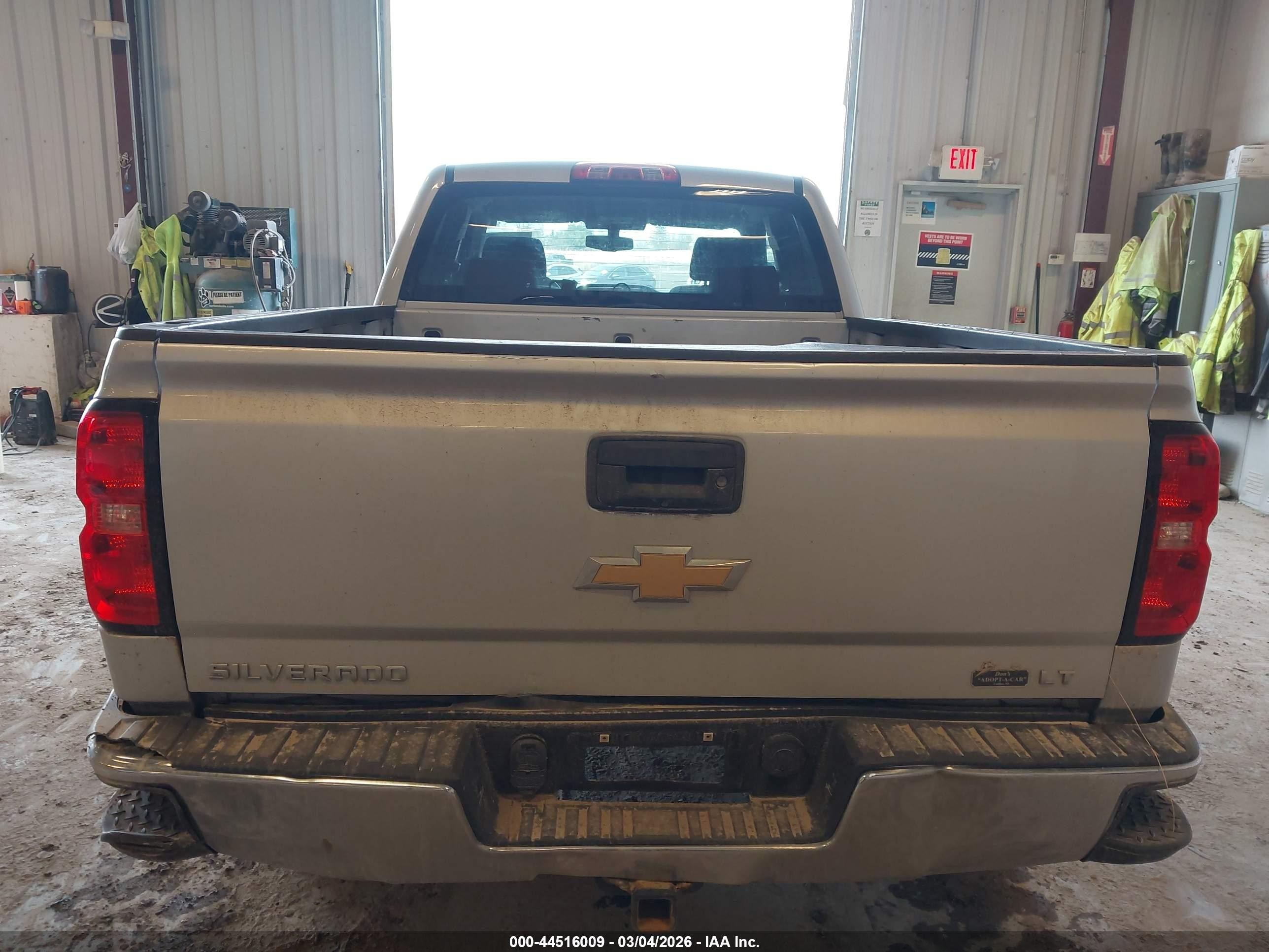 2014 Chevrolet Silverado K1500 Lt Silver vin: 1GCVKREC7EZ338814