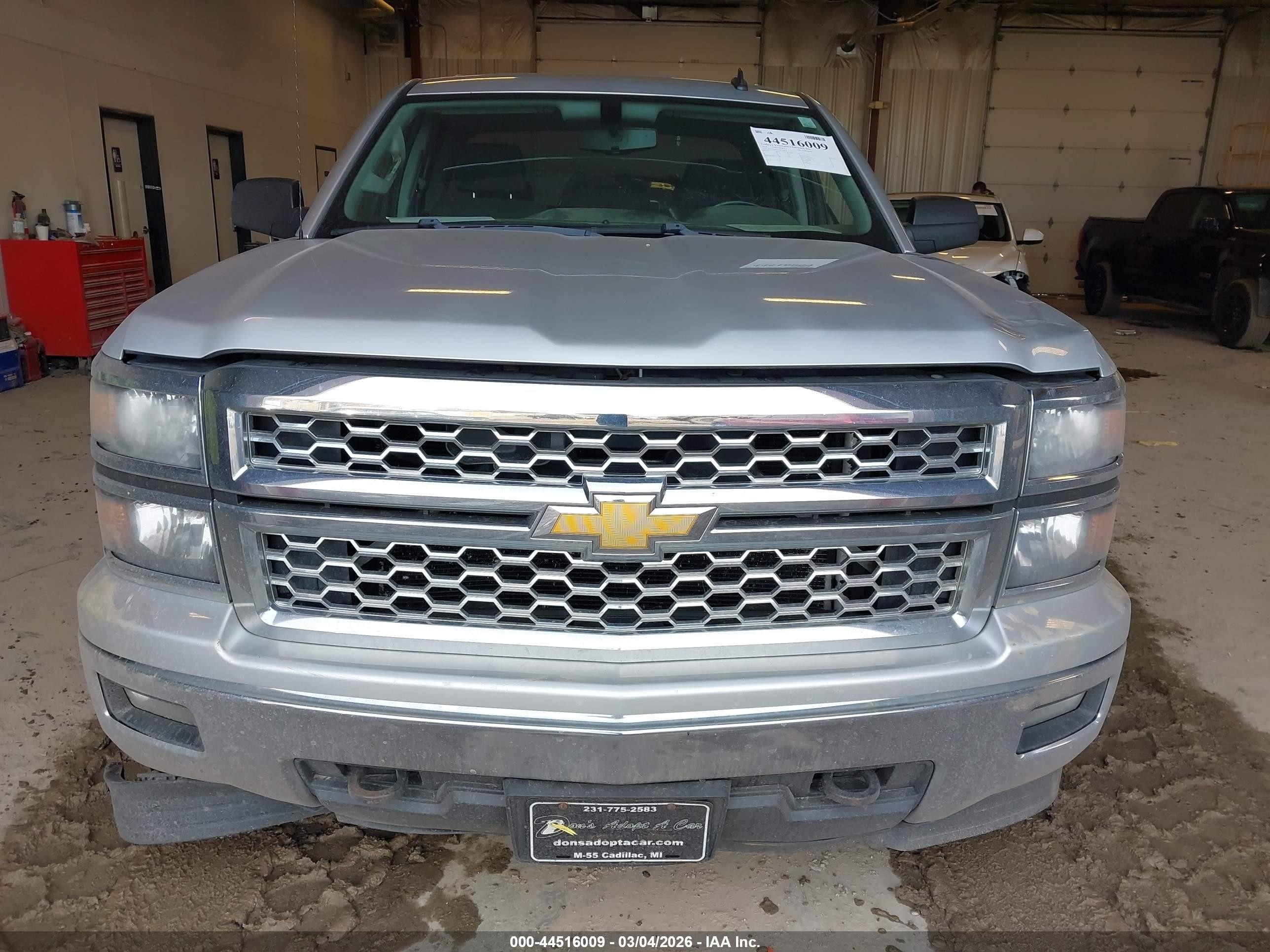 2014 Chevrolet Silverado K1500 Lt Silver vin: 1GCVKREC7EZ338814