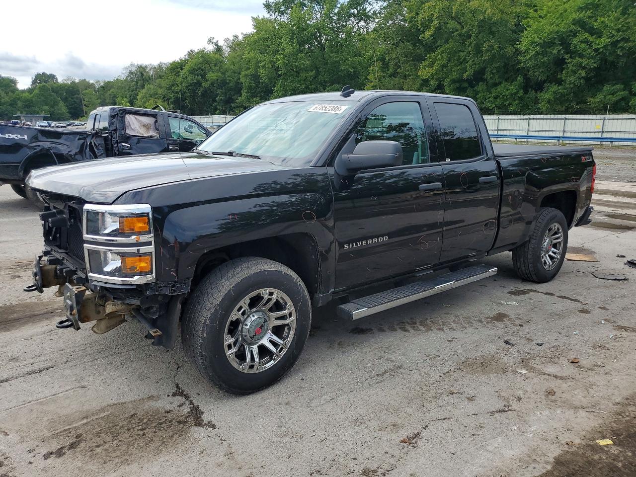 2014 Chevrolet Silverado K1500 Lt Black vin: 1GCVKREC7EZ379671