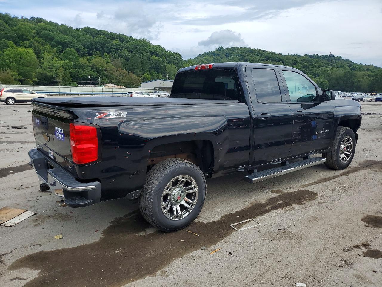2014 Chevrolet Silverado K1500 Lt Black vin: 1GCVKREC7EZ379671