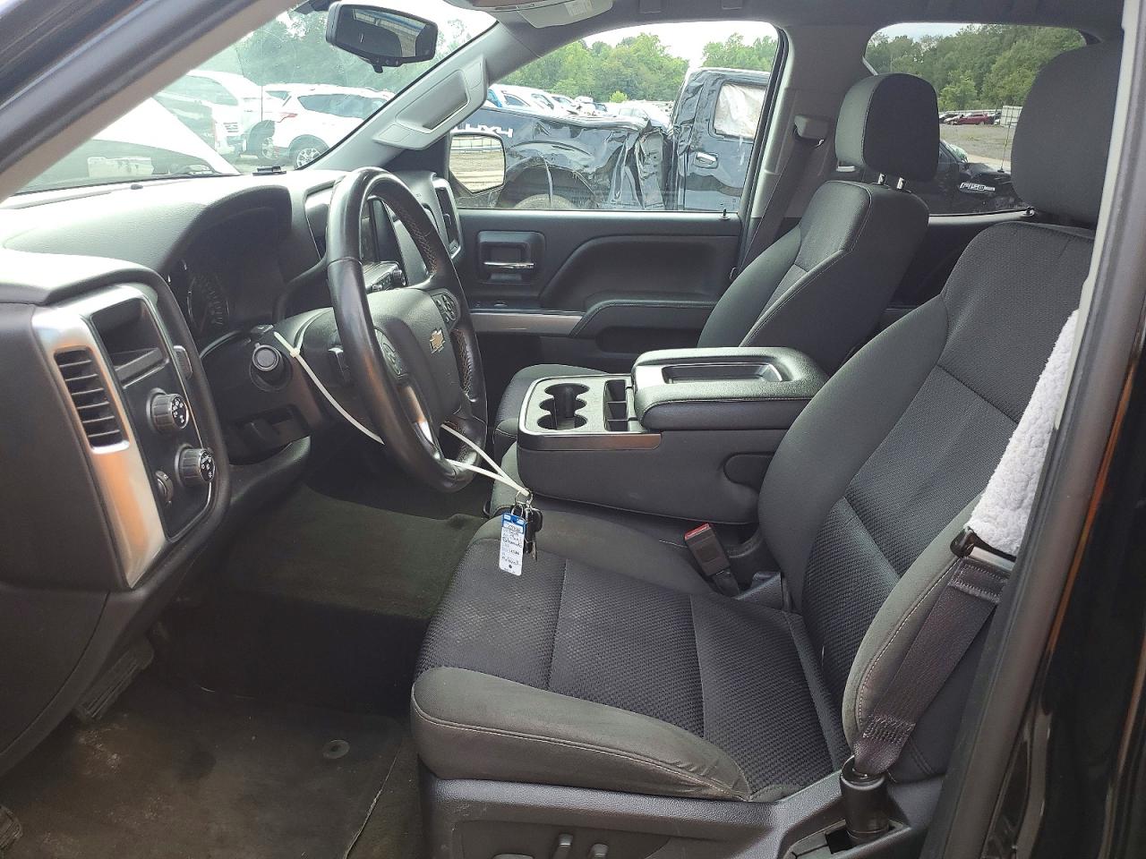 2014 Chevrolet Silverado K1500 Lt Black vin: 1GCVKREC7EZ379671