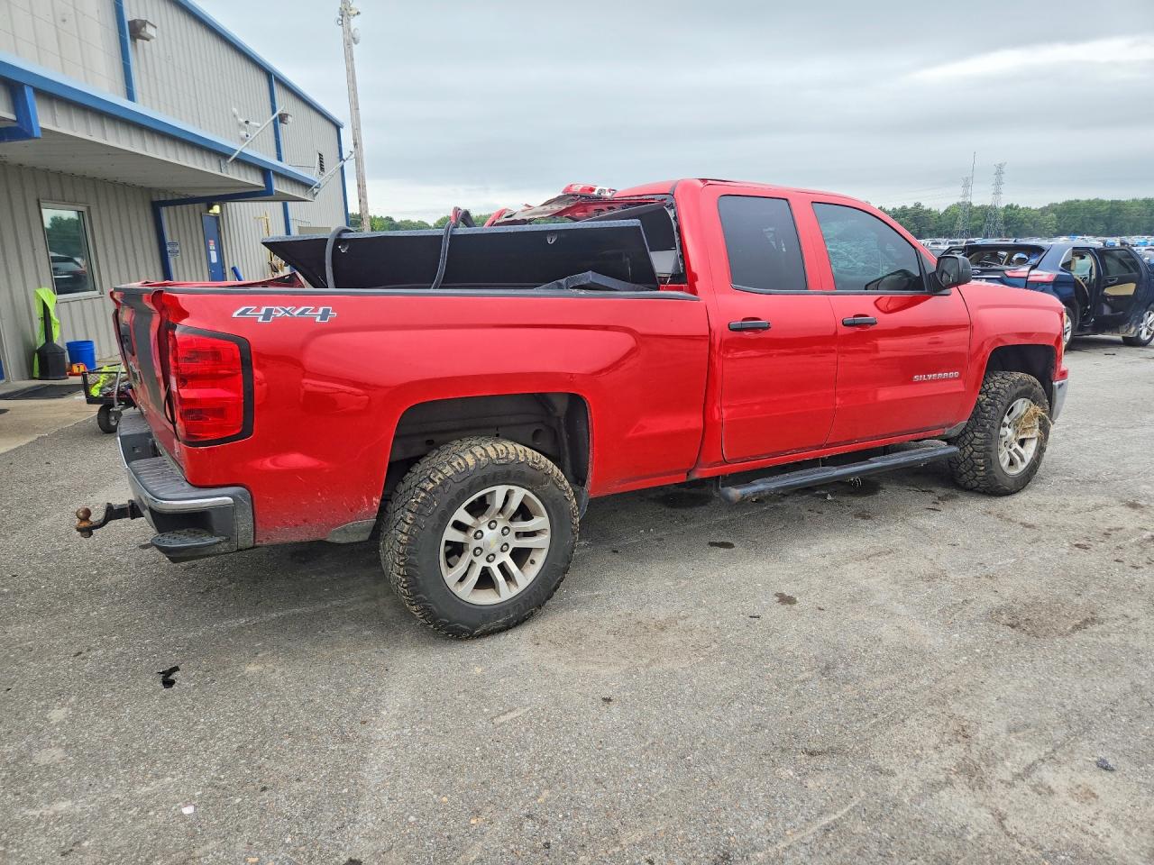 2014 Chevrolet Silverado K1500 Lt Red vin: 1GCVKREC7EZ379802