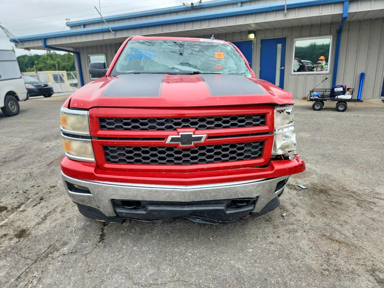 2014 Chevrolet Silverado K1500 Lt Red vin: 1GCVKREC7EZ379802