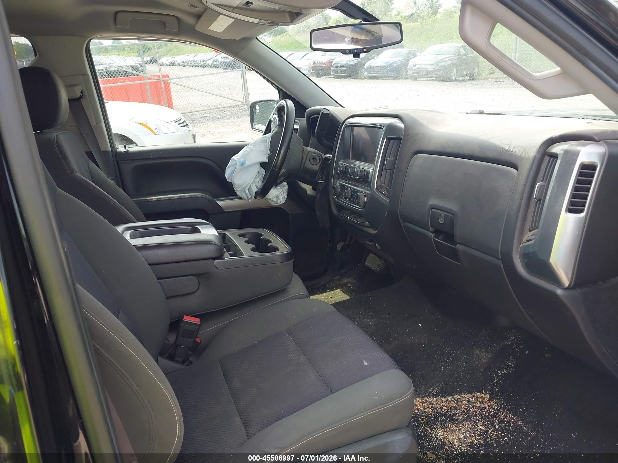 2014 Chevrolet Silverado 1500 Lt Black vin: 1GCVKREC7EZ395322