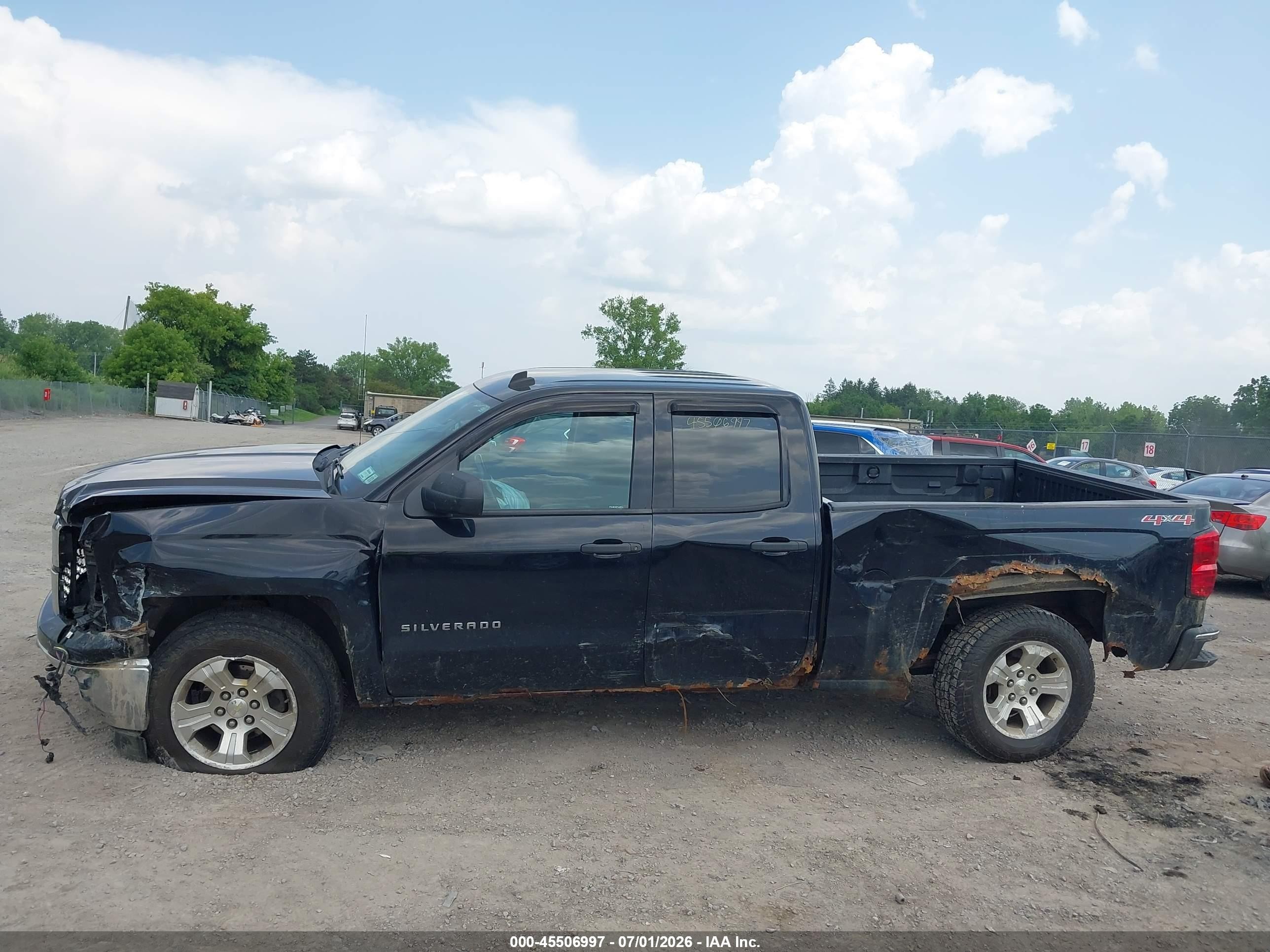 2014 Chevrolet Silverado 1500 Lt Black vin: 1GCVKREC7EZ395322