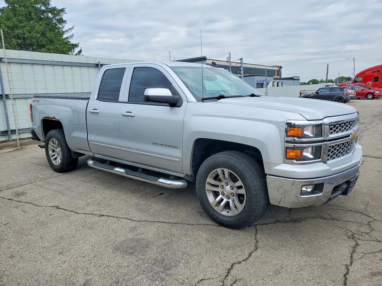 2015 Chevrolet Silverado K1500 Lt Silver vin: 1GCVKREC7FZ215032