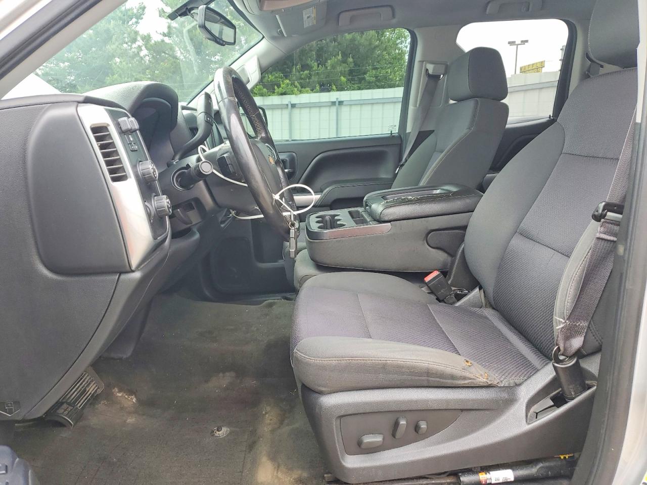 2015 Chevrolet Silverado K1500 Lt Silver vin: 1GCVKREC7FZ215032