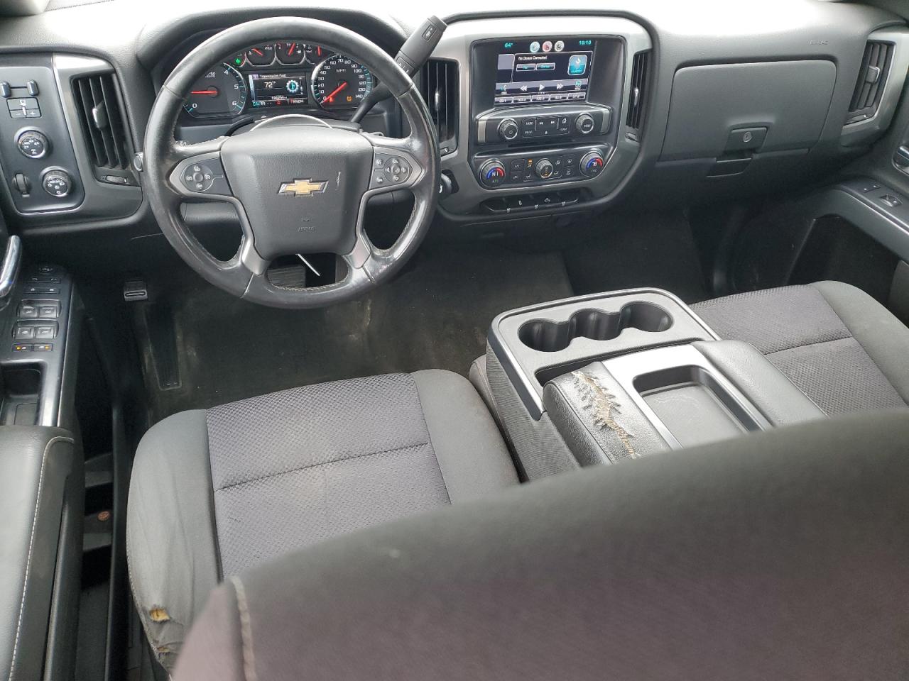 2015 Chevrolet Silverado K1500 Lt Silver vin: 1GCVKREC7FZ215032 Damage: Front Center Armrest, Worn, Replacement Required