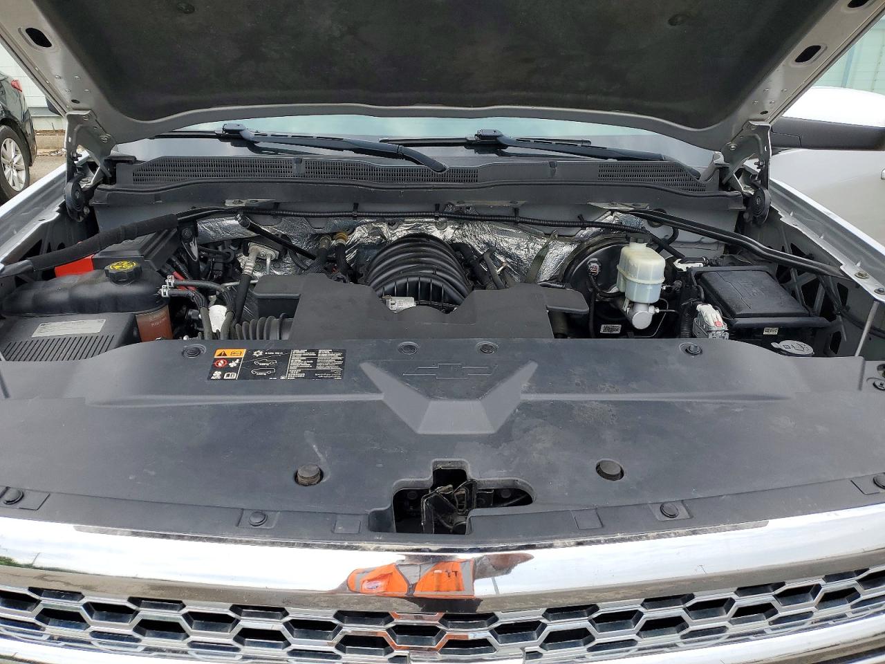 2015 Chevrolet Silverado K1500 Lt Silver vin: 1GCVKREC7FZ215032