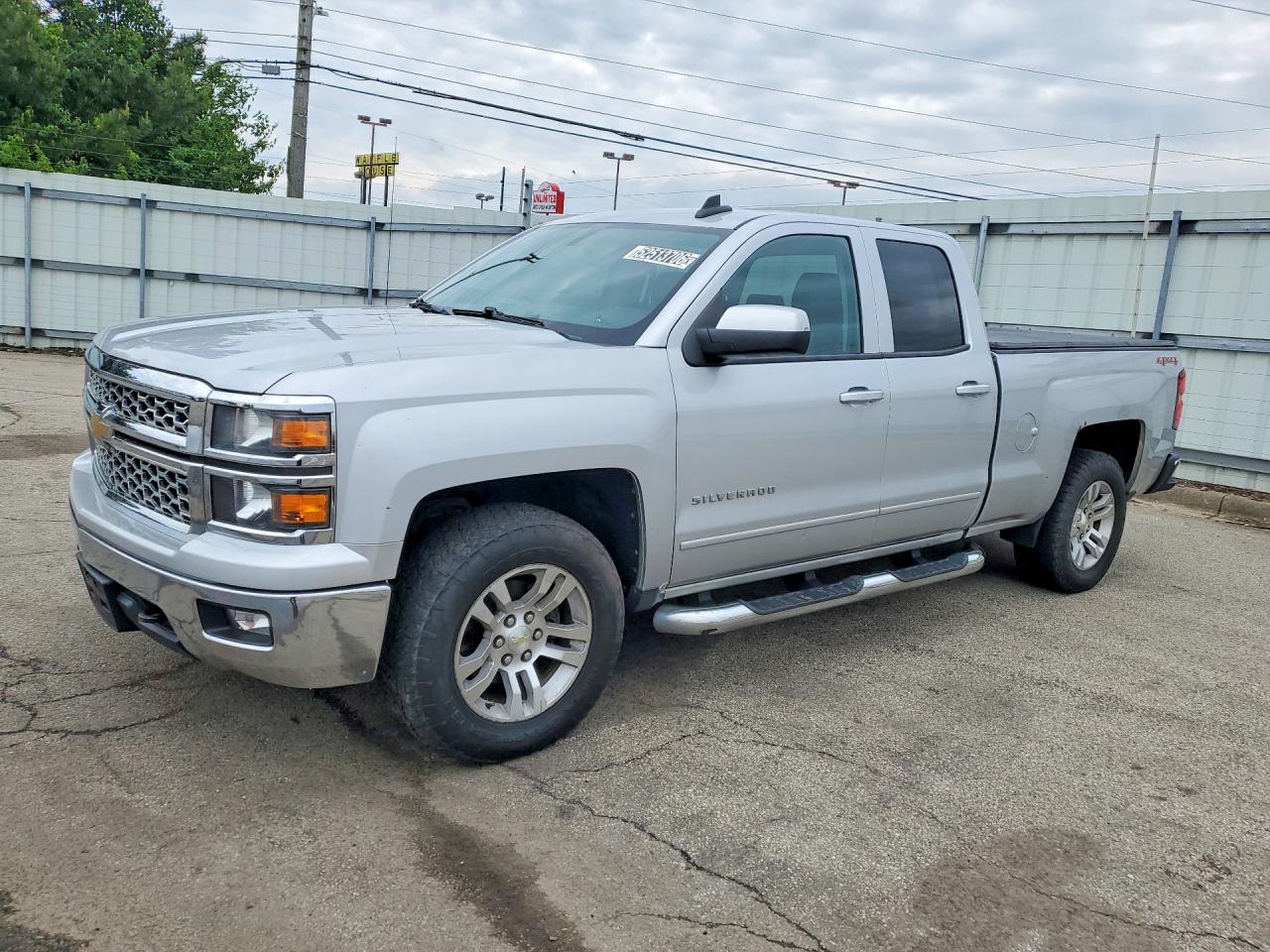 2015 Chevrolet Silverado K1500 Lt Silver vin: 1GCVKREC7FZ215032