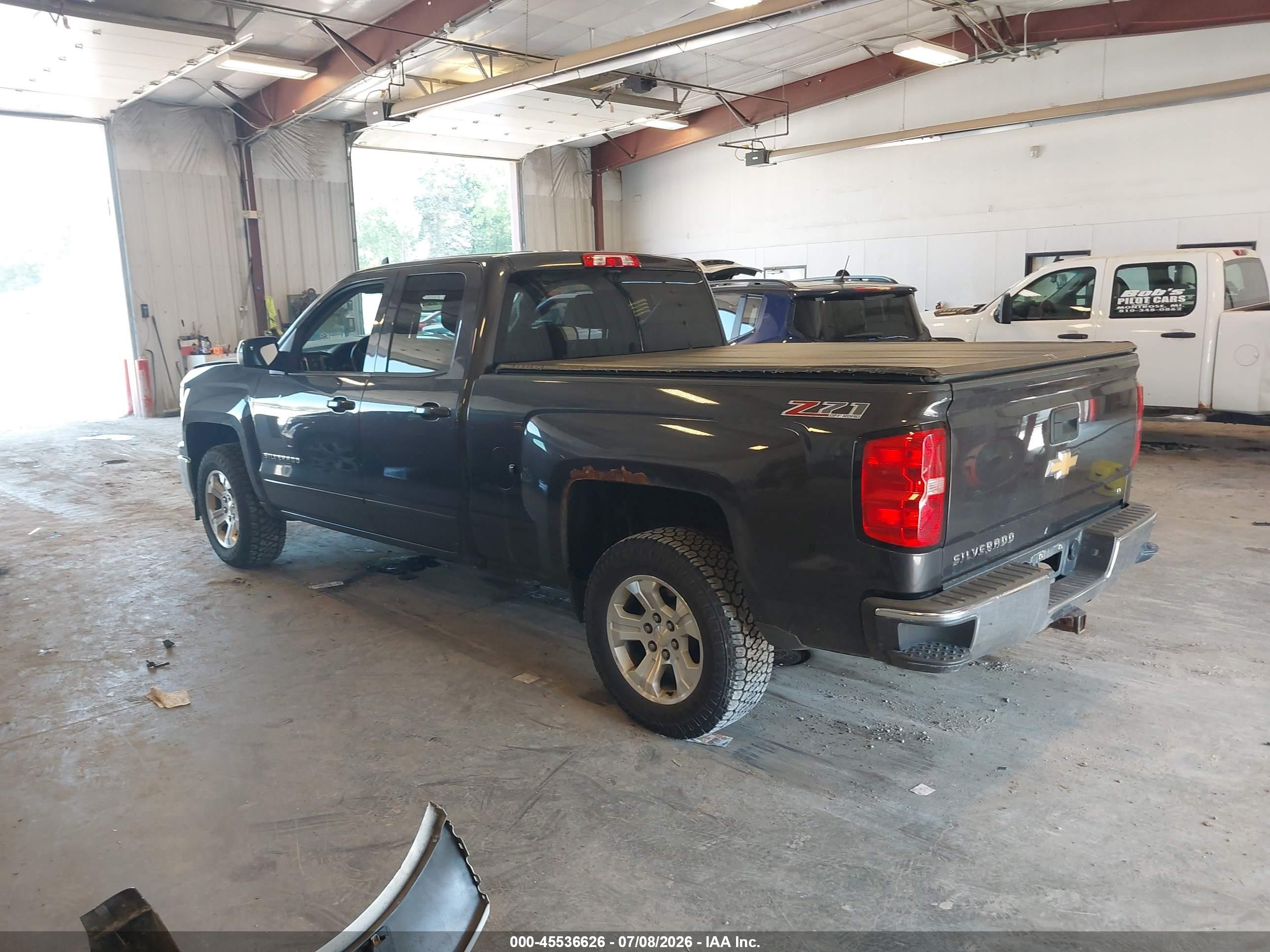 2015 Chevrolet Silverado 1500 Lt Серый vin: 1GCVKREC7FZ245549