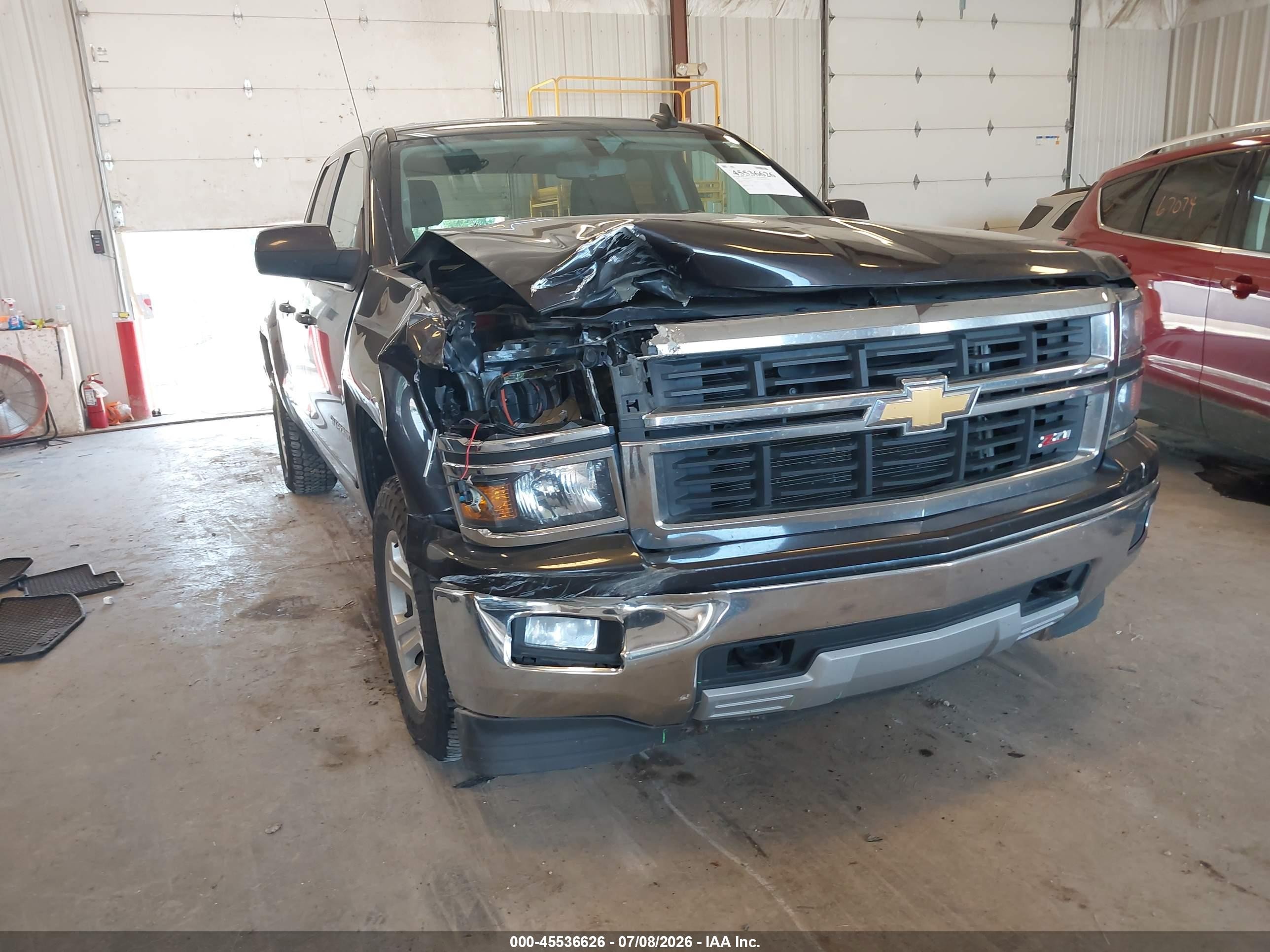 2015 Chevrolet Silverado 1500 Lt Серый vin: 1GCVKREC7FZ245549