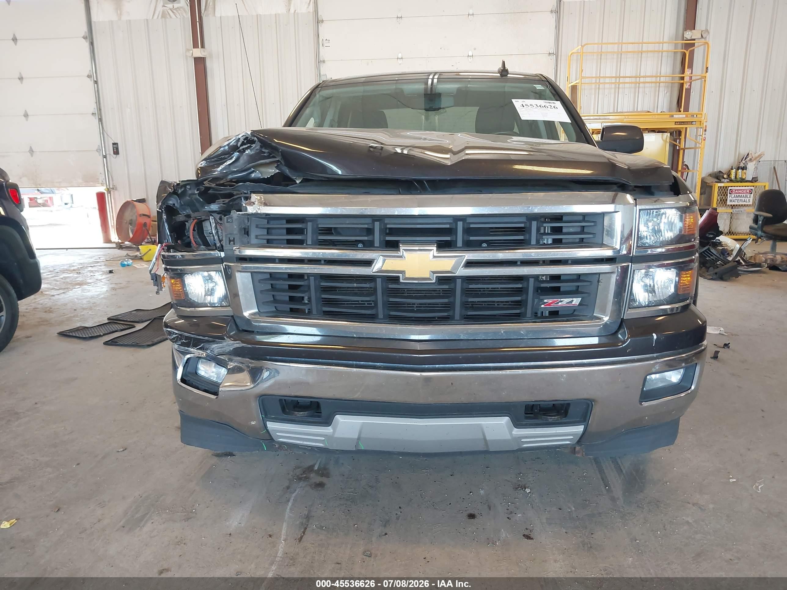 2015 Chevrolet Silverado 1500 Lt Серый vin: 1GCVKREC7FZ245549