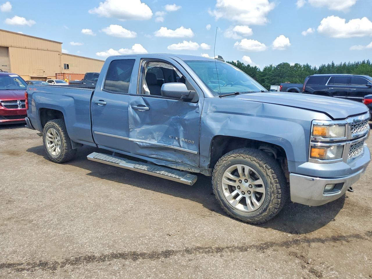 2015 Chevrolet Silverado K1500 Lt Blue vin: 1GCVKREC7FZ255448