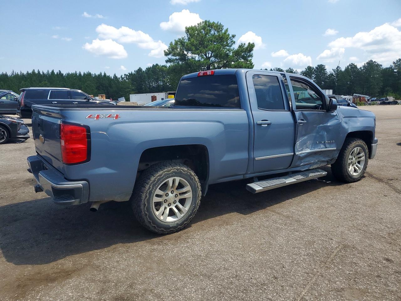 2015 Chevrolet Silverado K1500 Lt Blue vin: 1GCVKREC7FZ255448
