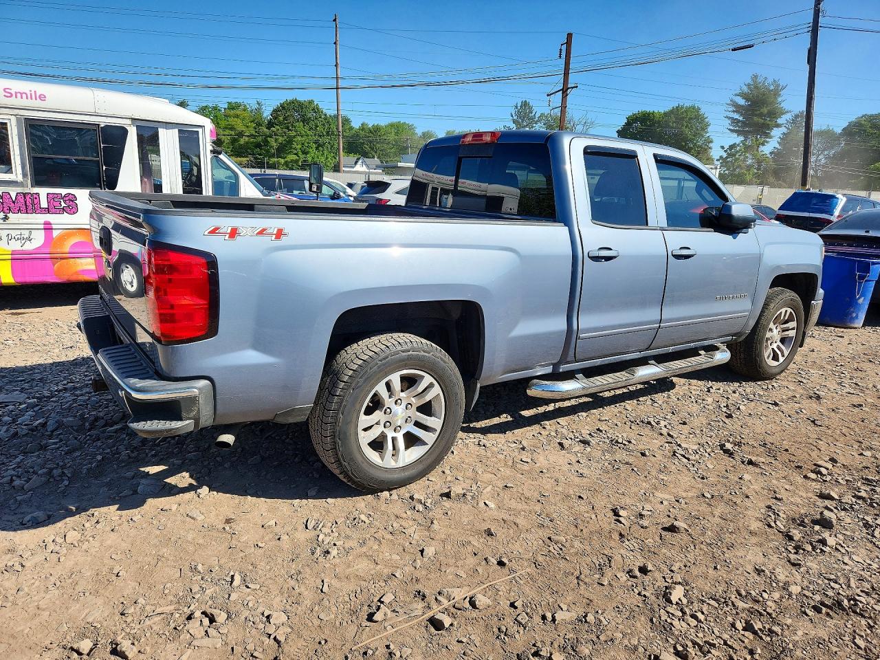 2015 Chevrolet Silverado K1500 Lt Gray vin: 1GCVKREC7FZ279507