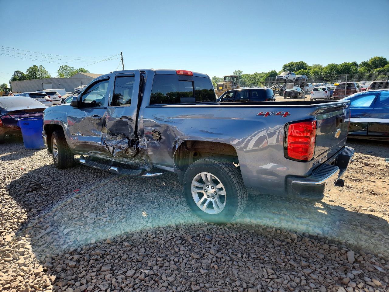 2015 Chevrolet Silverado K1500 Lt Gray vin: 1GCVKREC7FZ279507