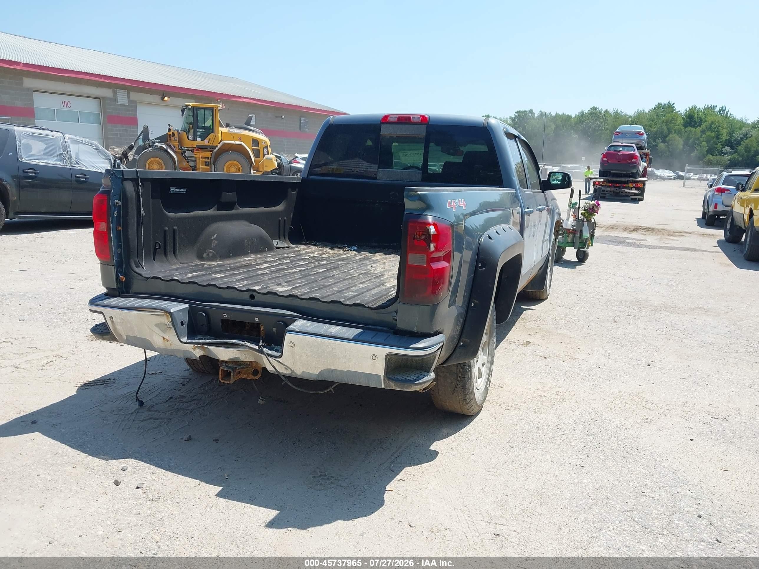 2015 Chevrolet Silverado 1500 Lt Blue vin: 1GCVKREC7FZ279863