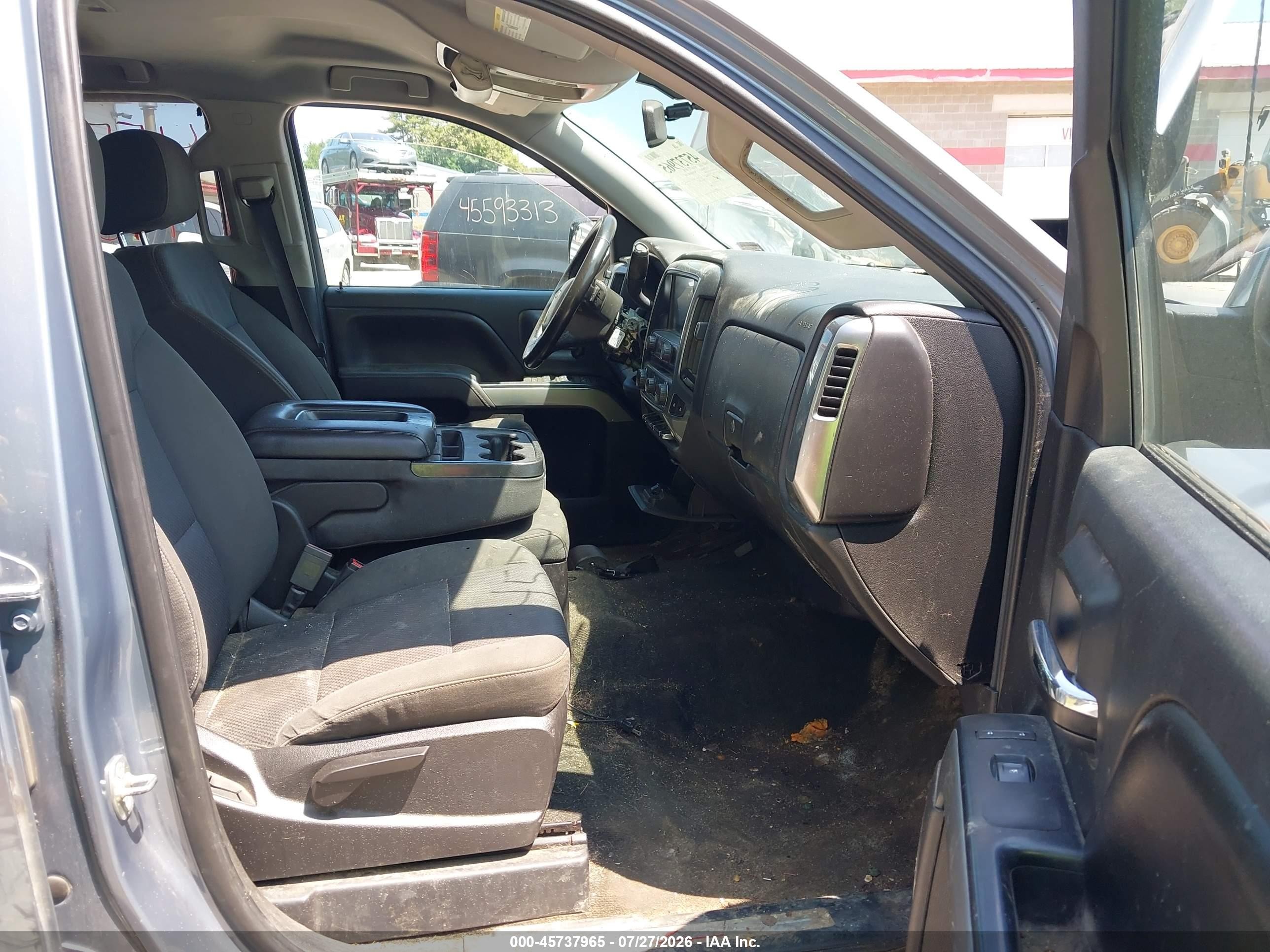 2015 Chevrolet Silverado 1500 Lt Blue vin: 1GCVKREC7FZ279863