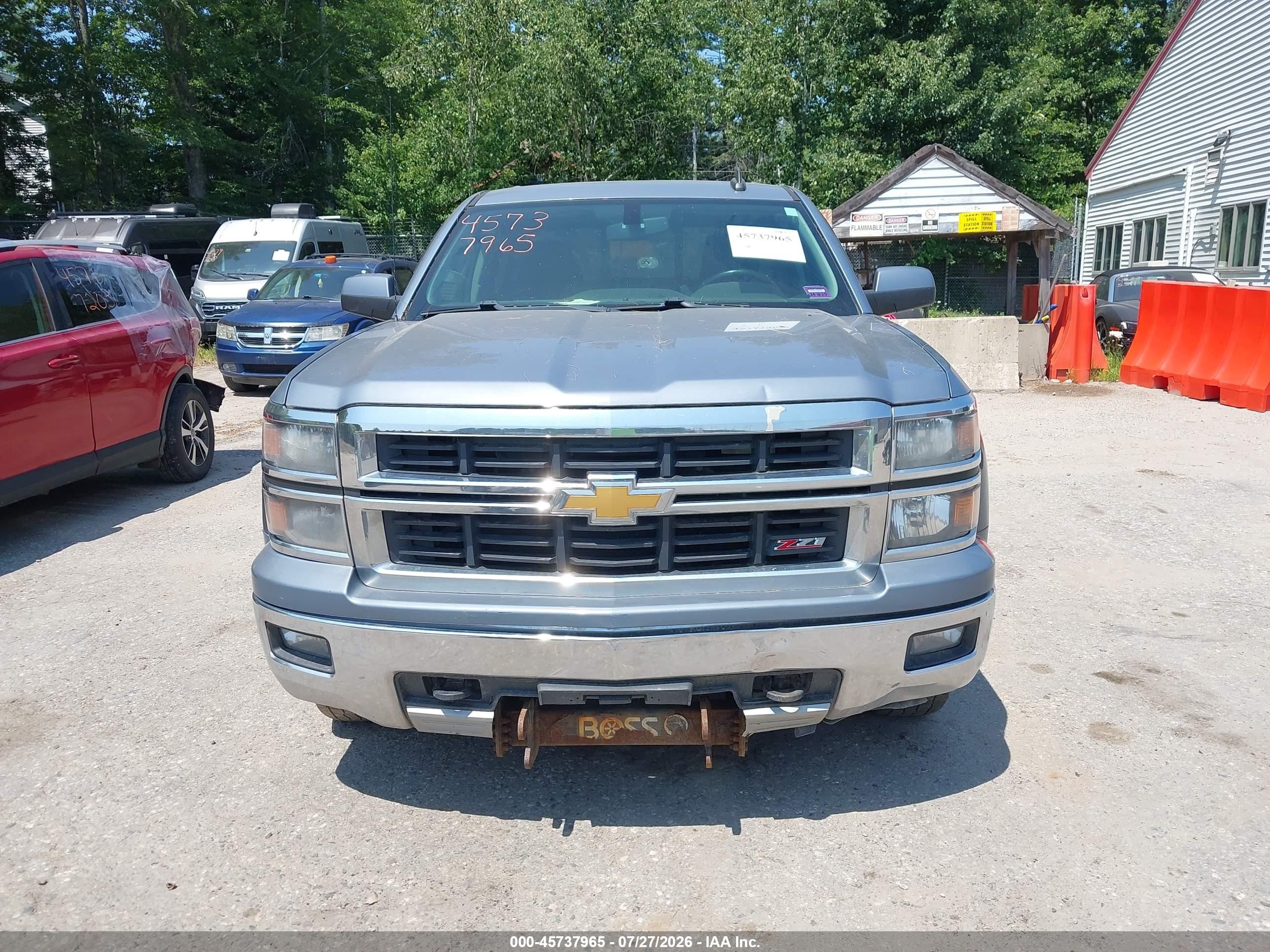 2015 Chevrolet Silverado 1500 Lt Blue vin: 1GCVKREC7FZ279863