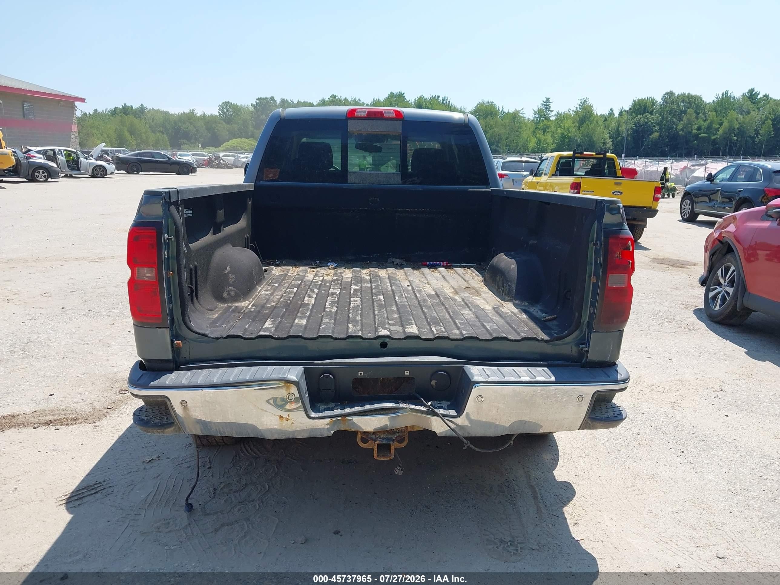 2015 Chevrolet Silverado 1500 Lt Blue vin: 1GCVKREC7FZ279863