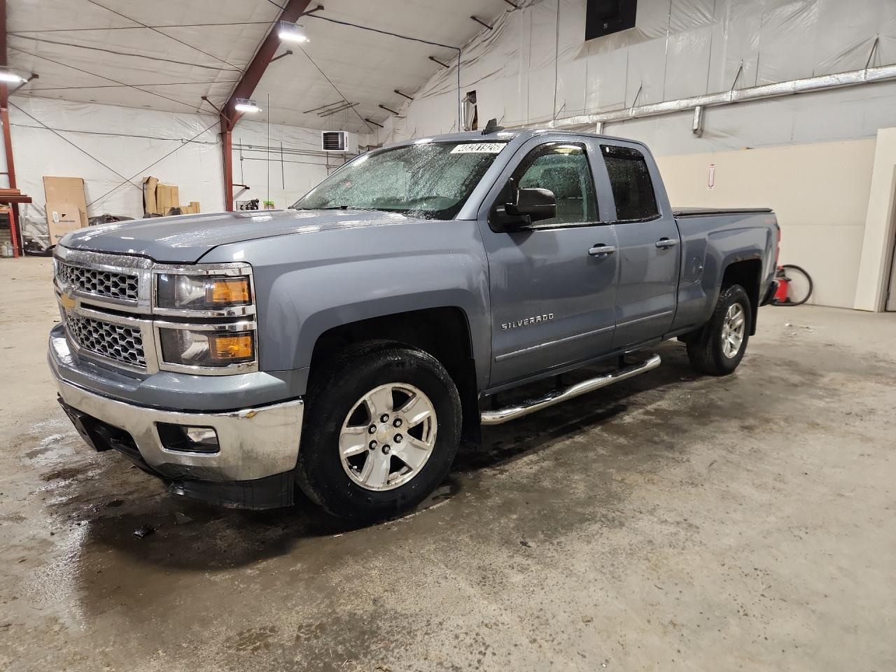 2015 Chevrolet Silverado K1500 Lt Blue vin: 1GCVKREC7FZ284819 Damage: Left Running Board, Aftermarket, Acceptable