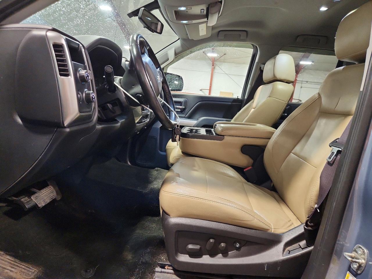 2015 Chevrolet Silverado K1500 Lt Blue vin: 1GCVKREC7FZ284819