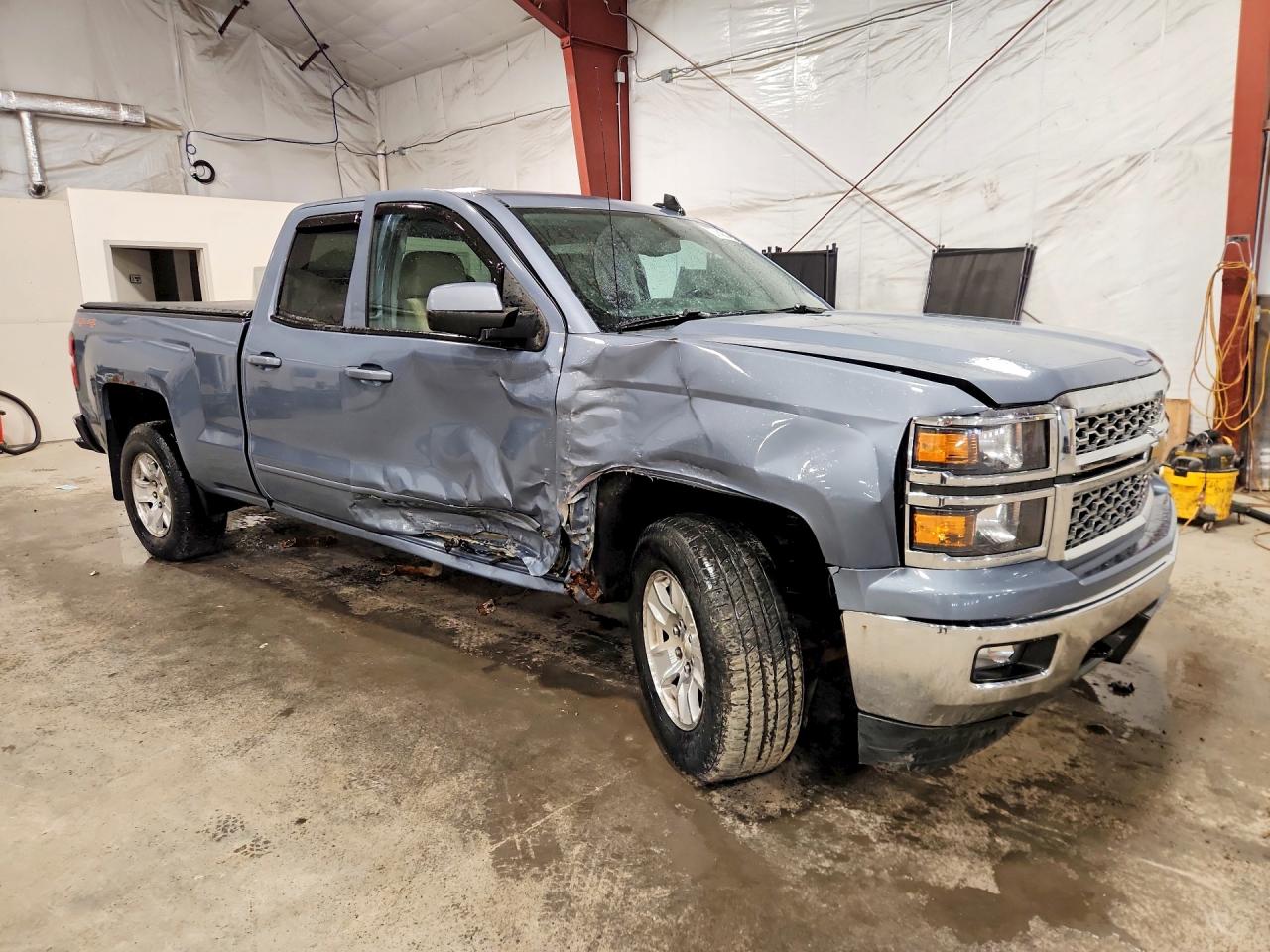 2015 Chevrolet Silverado K1500 Lt Blue vin: 1GCVKREC7FZ284819
