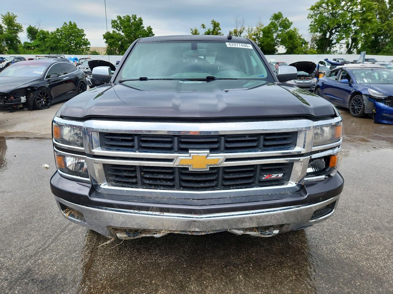 2015 Chevrolet Silverado K1500 Lt Black vin: 1GCVKREC7FZ314028