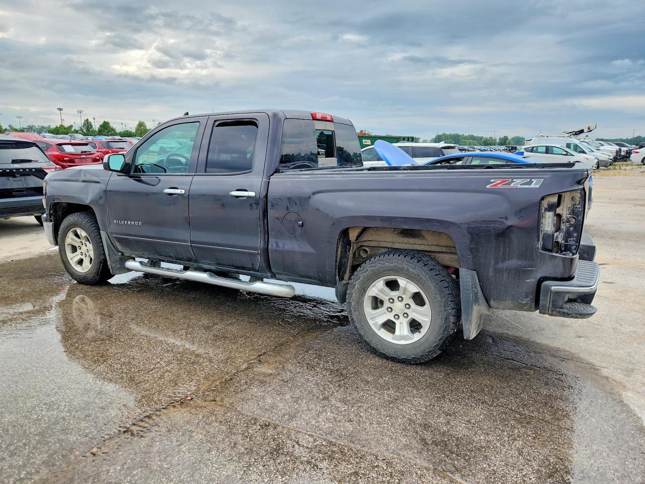 2015 Chevrolet Silverado K1500 Lt Black vin: 1GCVKREC7FZ314028