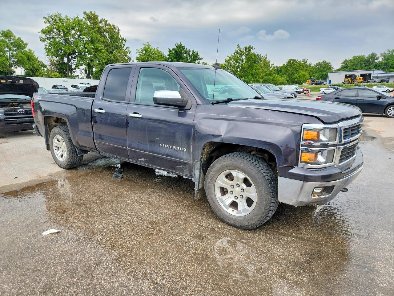 2015 Chevrolet Silverado K1500 Lt Black vin: 1GCVKREC7FZ314028