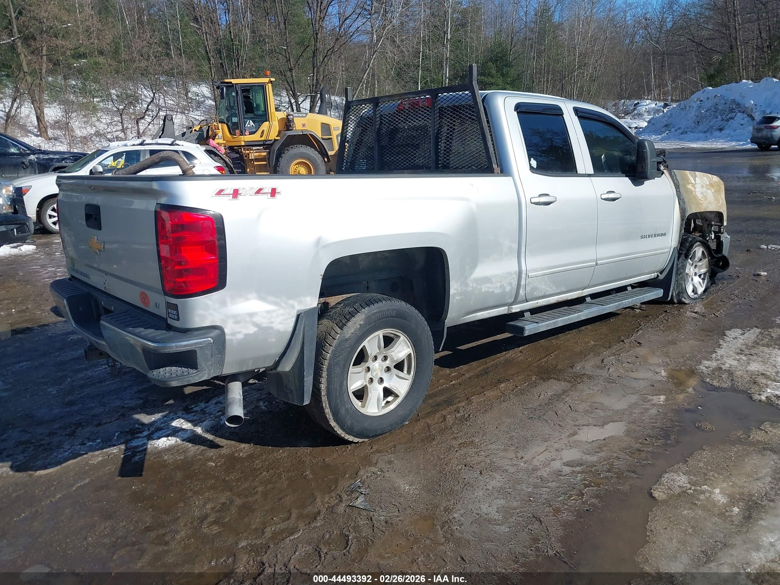 2015 Chevrolet Silverado 1500 1lt Silver vin: 1GCVKREC7FZ357073