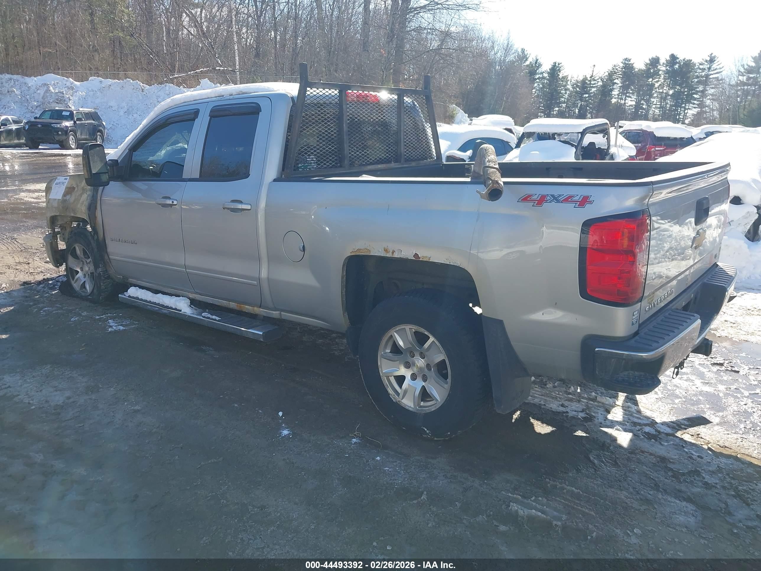 2015 Chevrolet Silverado 1500 1lt Silver vin: 1GCVKREC7FZ357073