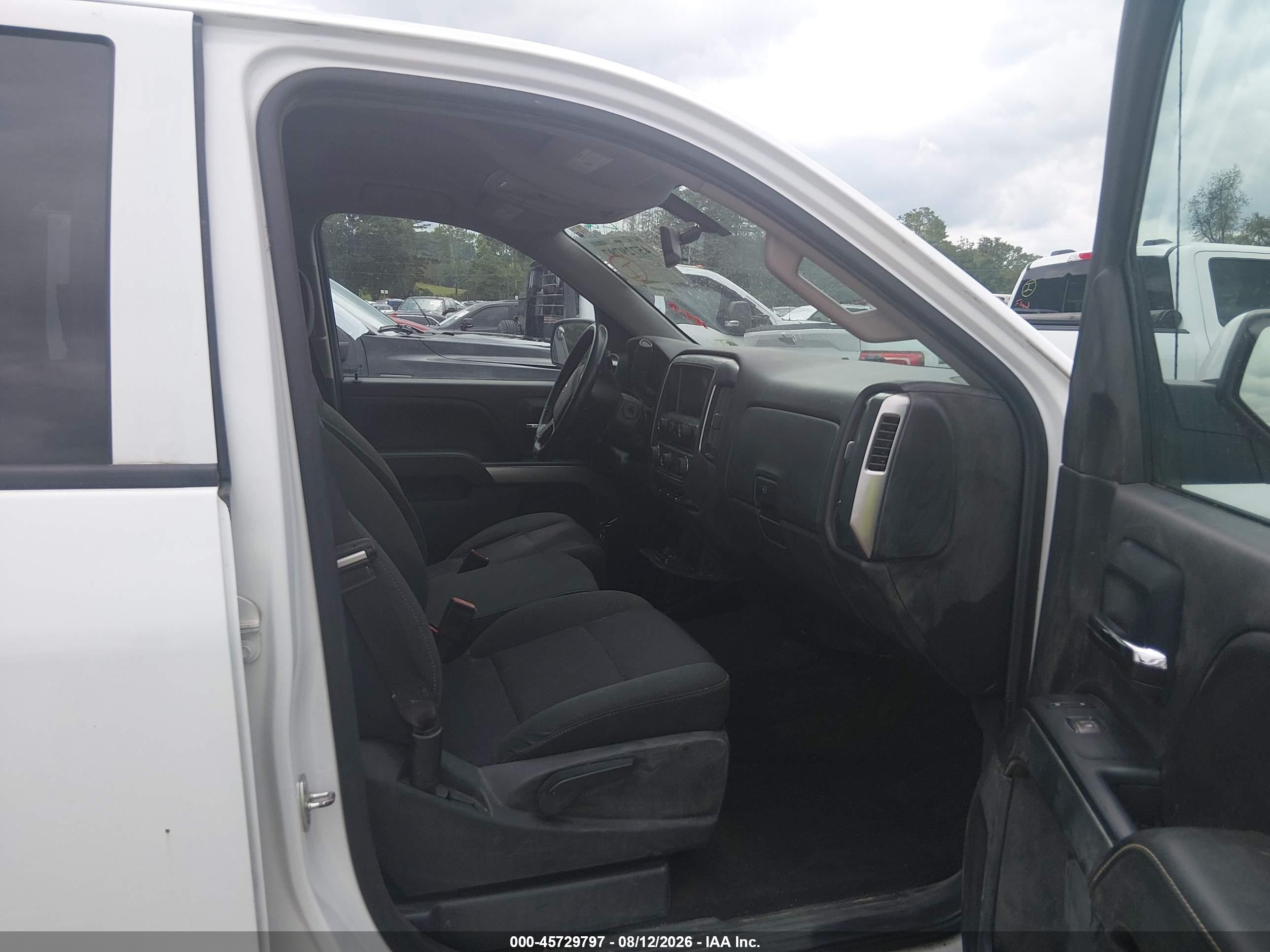 2015 Chevrolet Silverado 1500 Lt White vin: 1GCVKREC7FZ370261
