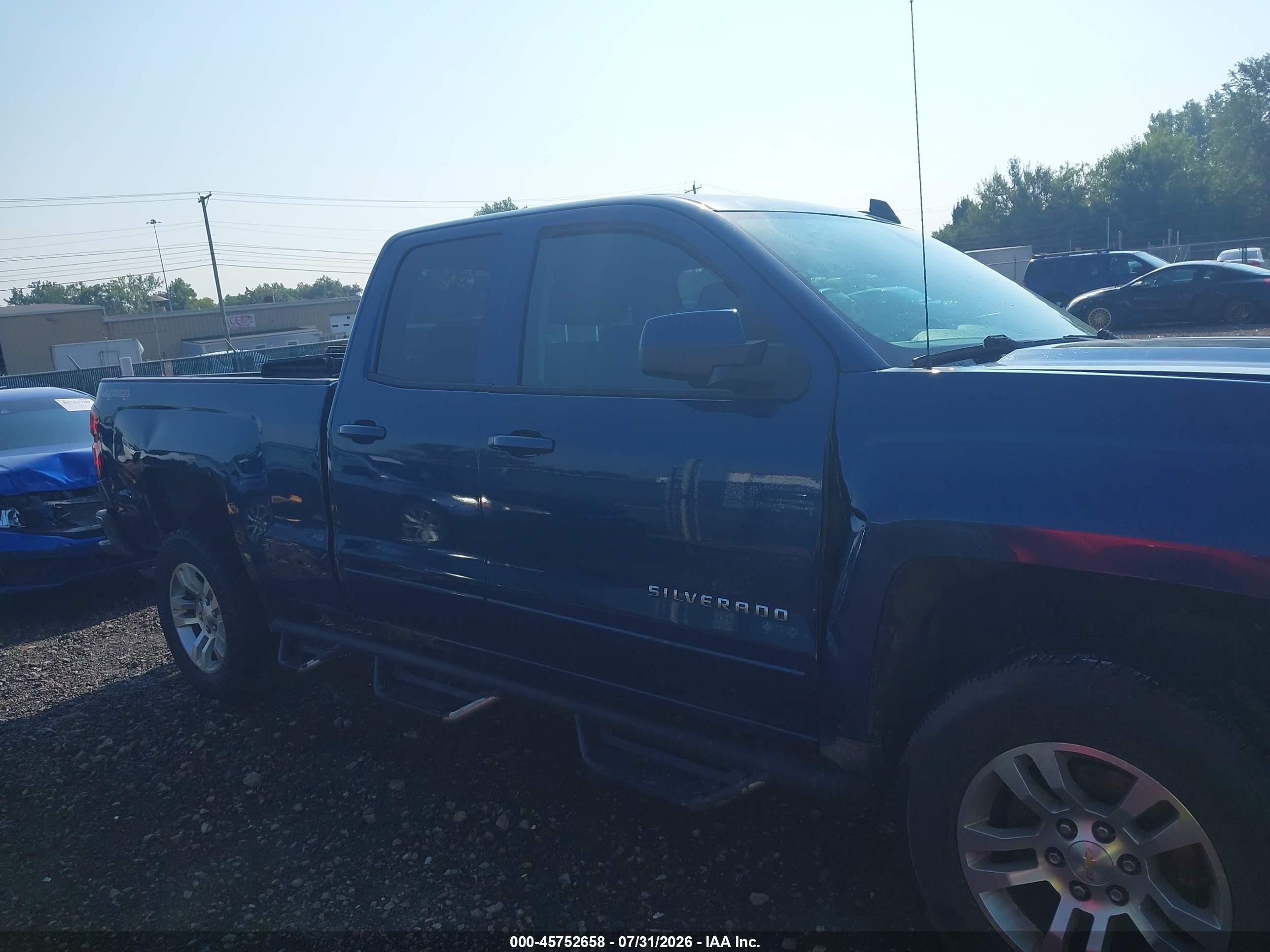 2015 Chevrolet Silverado 1500 Lt Blue vin: 1GCVKREC7FZ418244