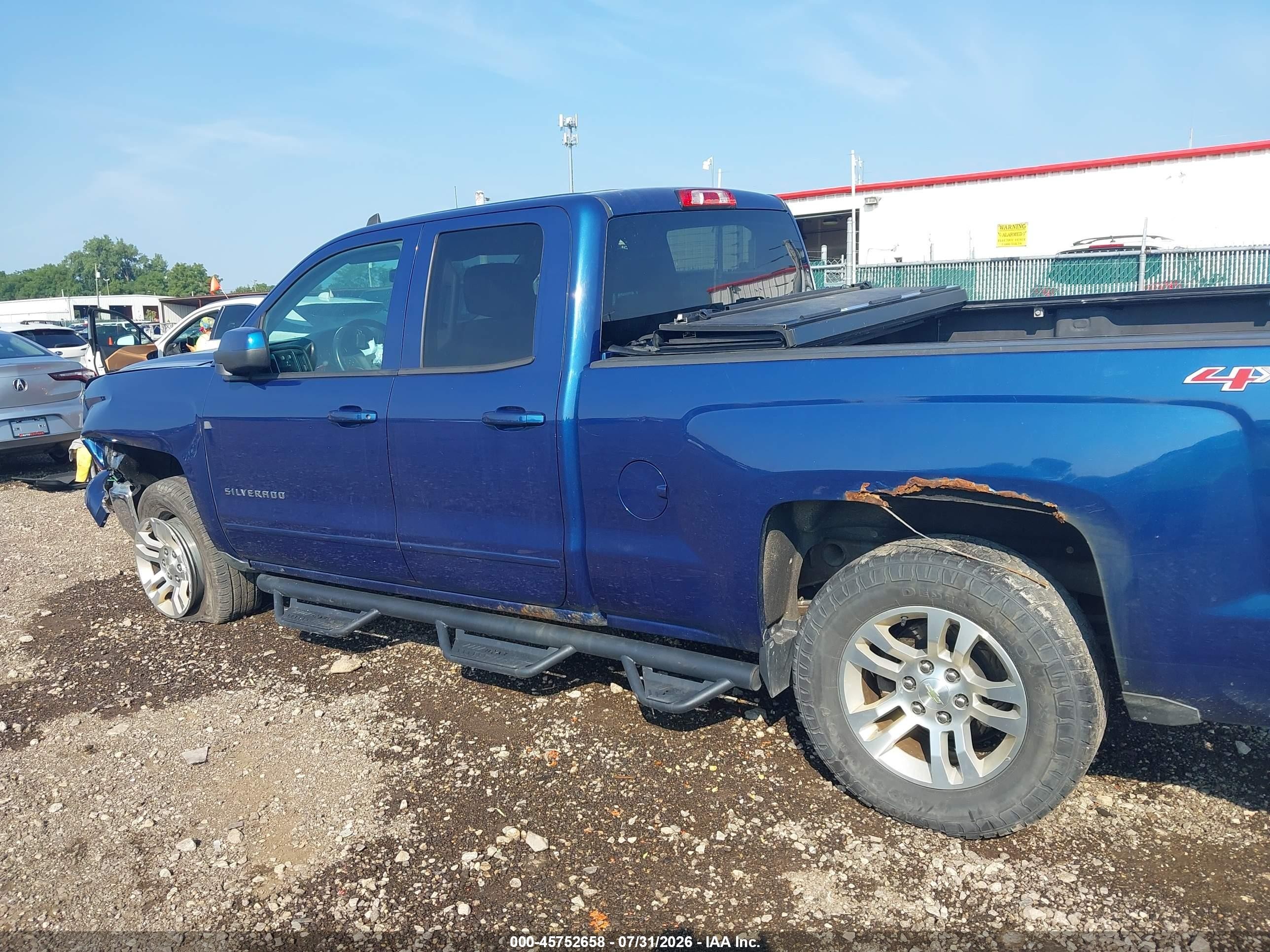 2015 Chevrolet Silverado 1500 Lt Blue vin: 1GCVKREC7FZ418244