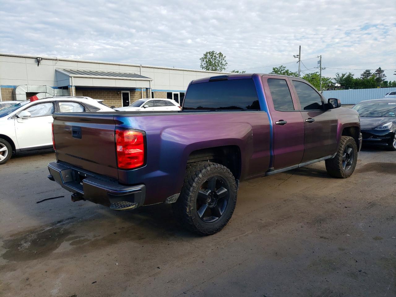 2015 Chevrolet Silverado K1500 Lt Purple vin: 1GCVKREC7FZ433858