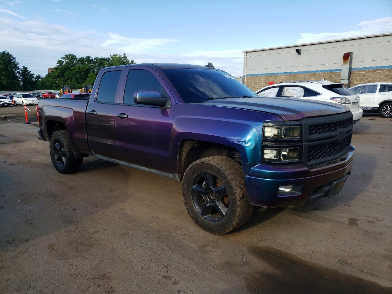 2015 Chevrolet Silverado K1500 Lt Purple vin: 1GCVKREC7FZ433858
