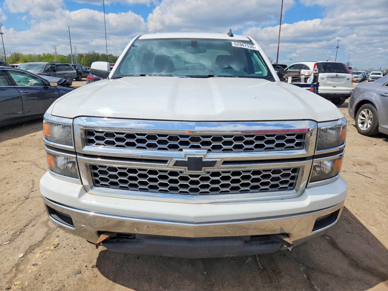 2015 Chevrolet Silverado K1500 Lt White vin: 1GCVKREC7FZ446559