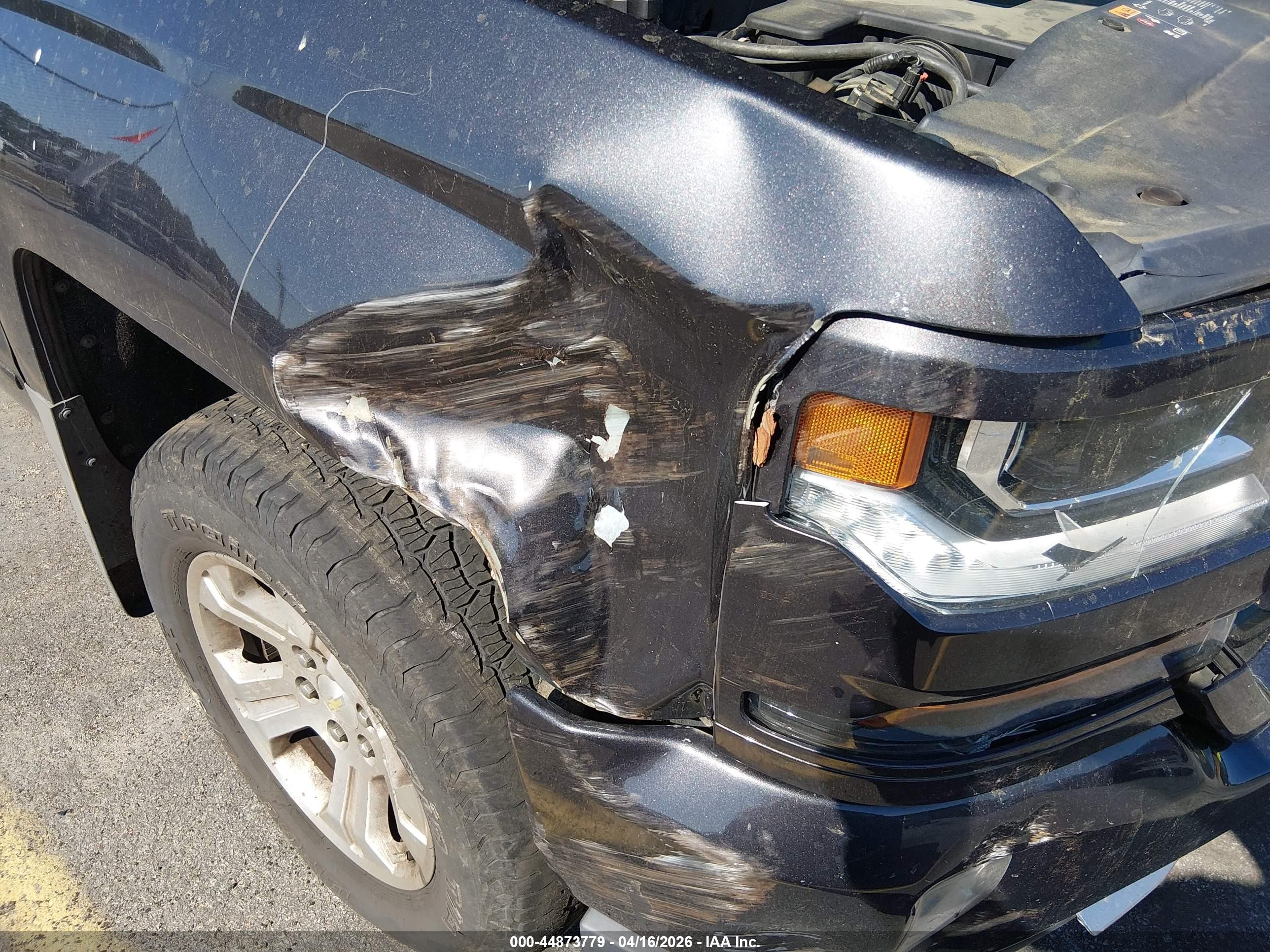 2016 Chevrolet Silverado 1500 2lt Gray vin: 1GCVKREC7GZ233502