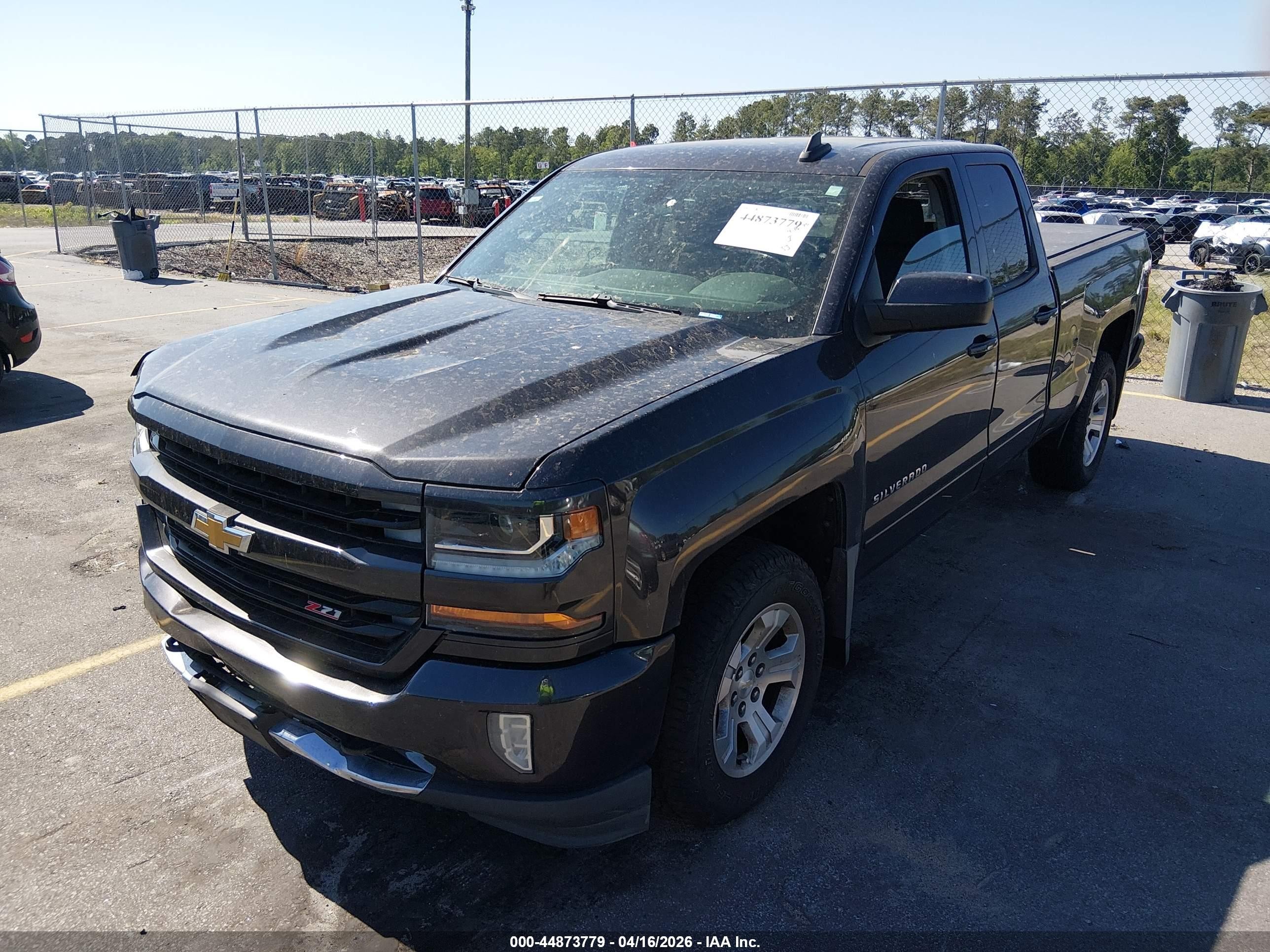 2016 Chevrolet Silverado 1500 2lt Gray vin: 1GCVKREC7GZ233502