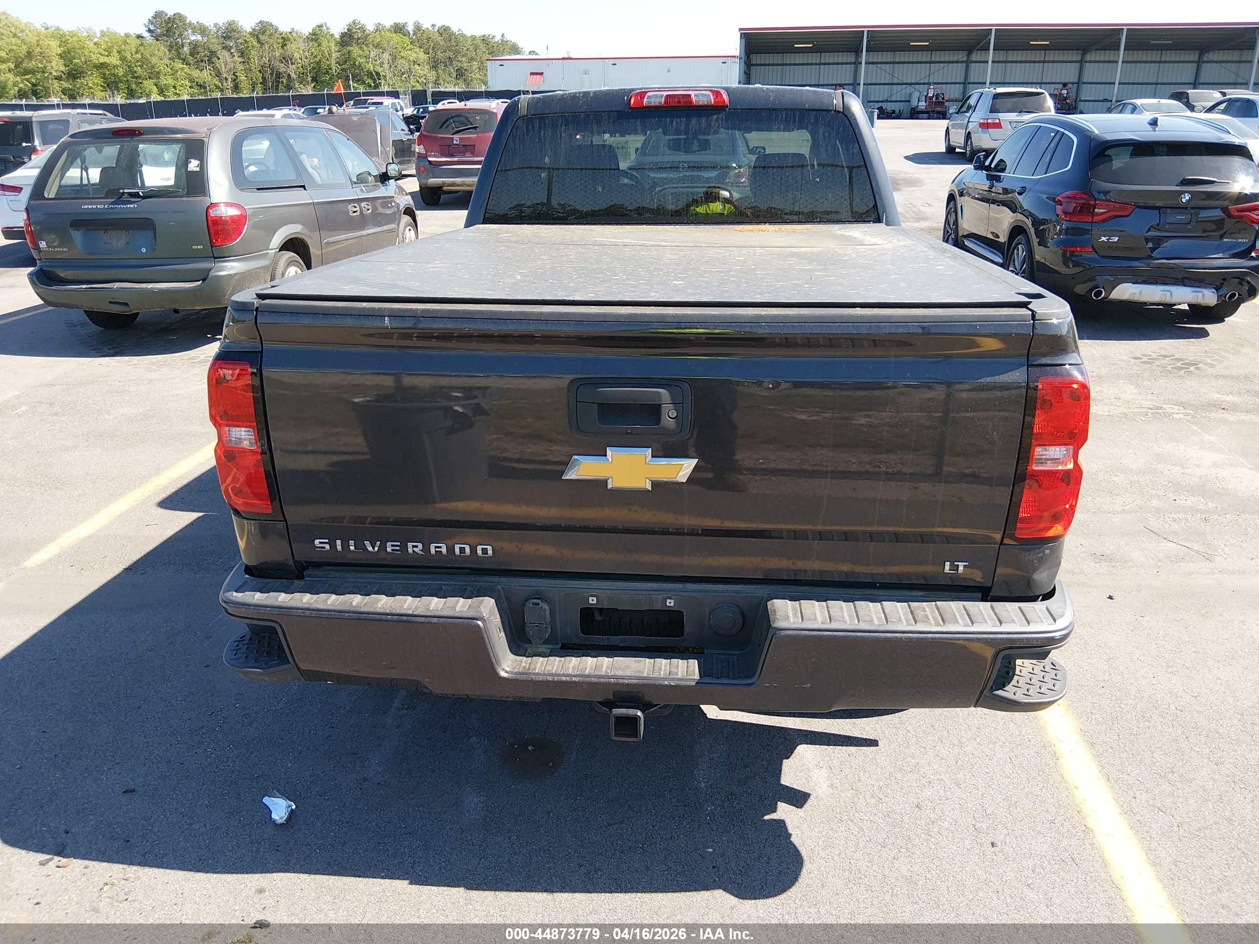 2016 Chevrolet Silverado 1500 2lt Gray vin: 1GCVKREC7GZ233502