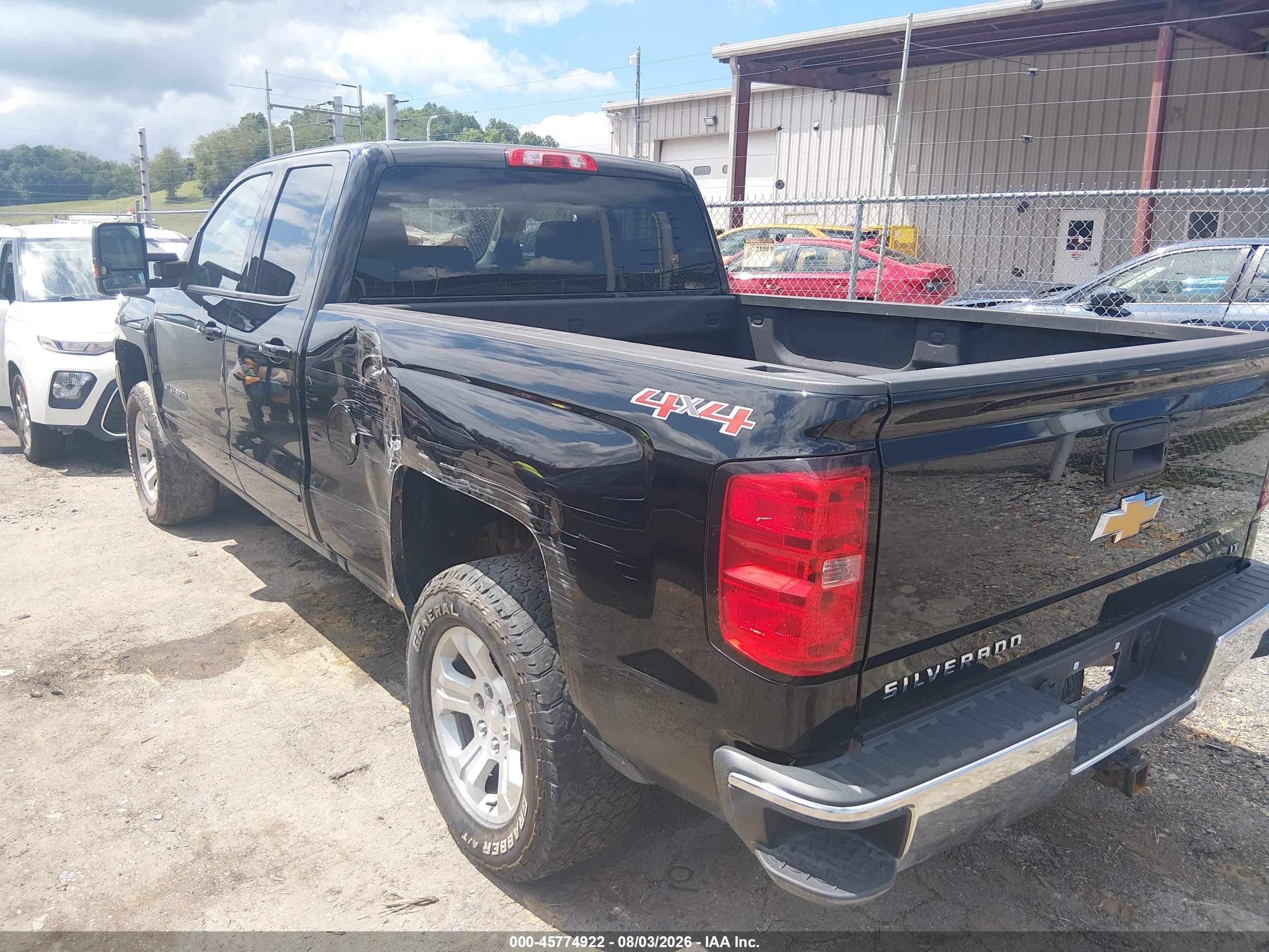 2017 Chevrolet Silverado 1500 Lt Black vin: 1GCVKREC7HZ315876