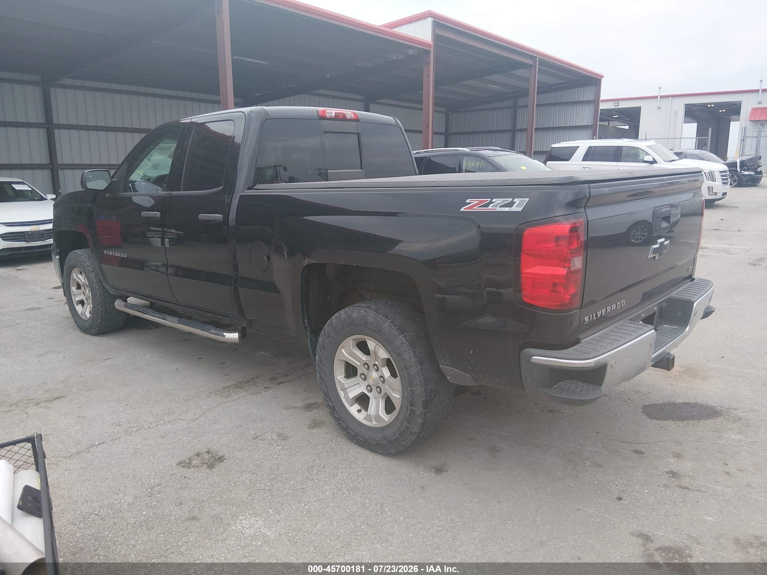 2014 Chevrolet Silverado 1500 Lt Black vin: 1GCVKREC8EZ105881