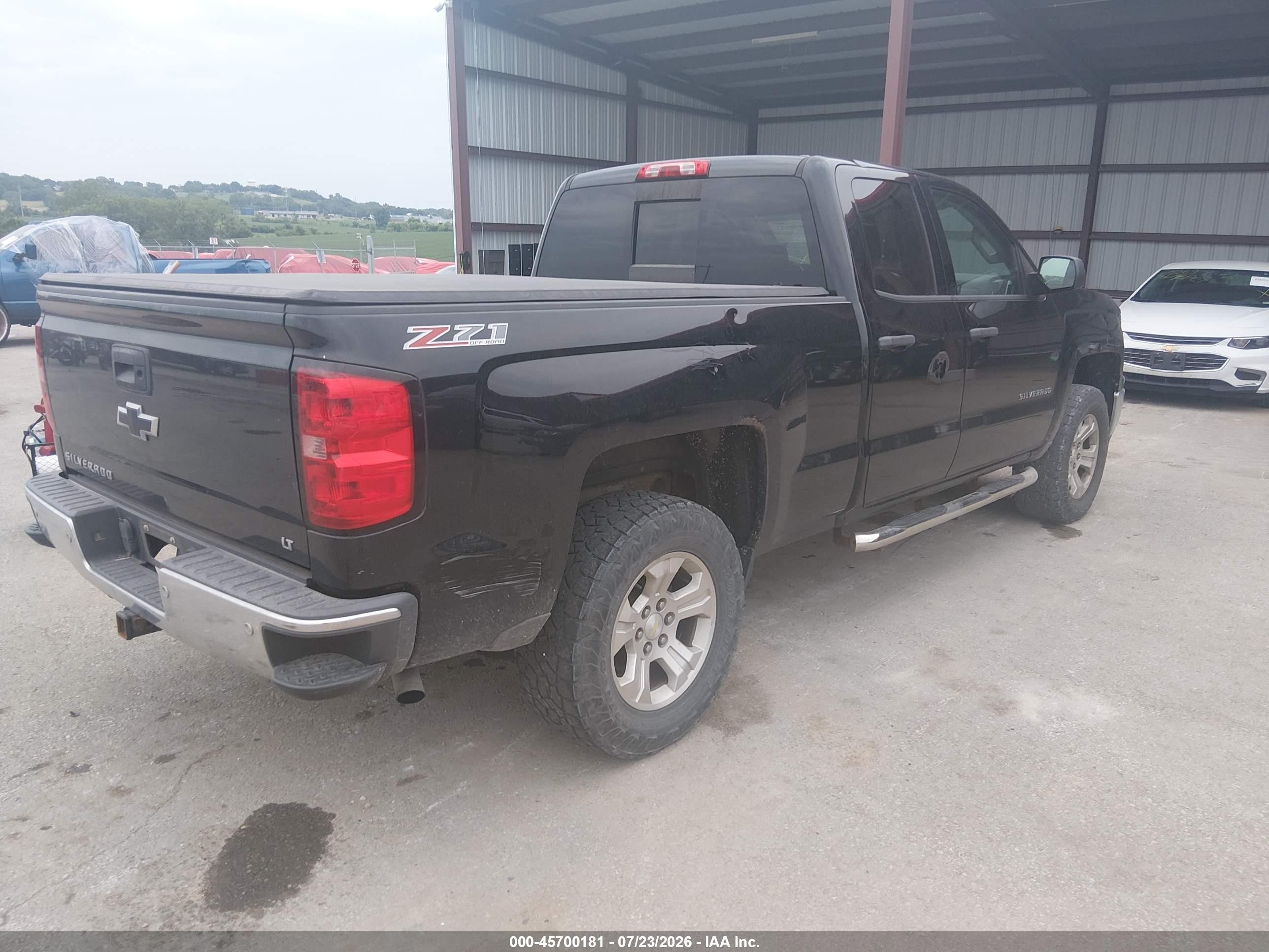 2014 Chevrolet Silverado 1500 Lt Black vin: 1GCVKREC8EZ105881